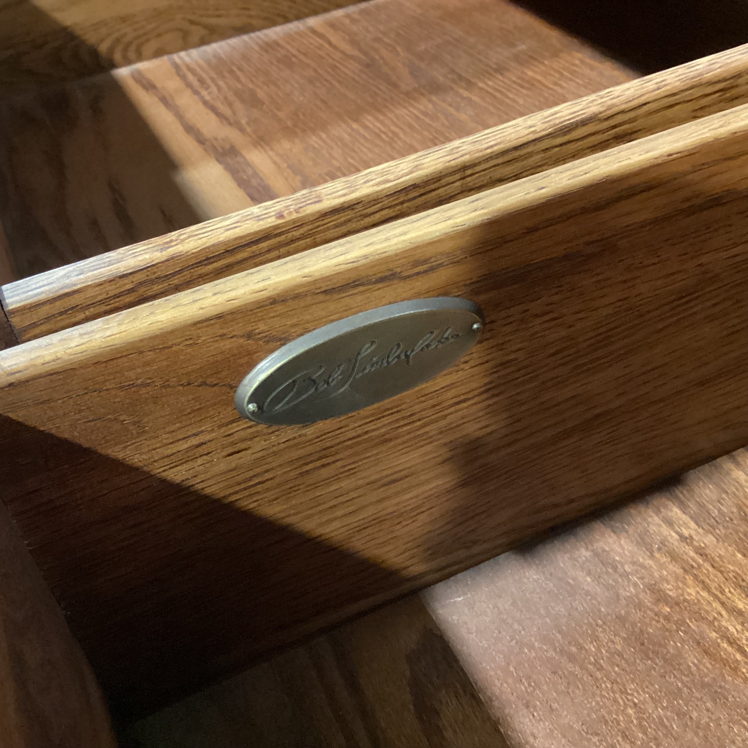 Bob Timberlake for Lexington Finished Wood & Glass Top Double Sided Pull Through Drawers Display Coffee Table 44"x 24"x 19"