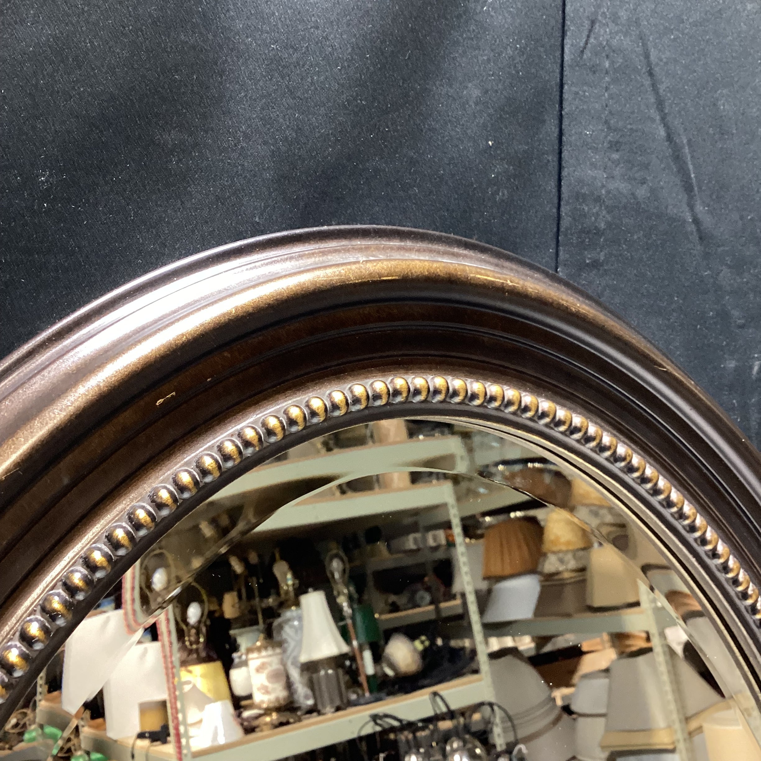 Bevelled Edge Oval Wall Mirror 21" x 31"