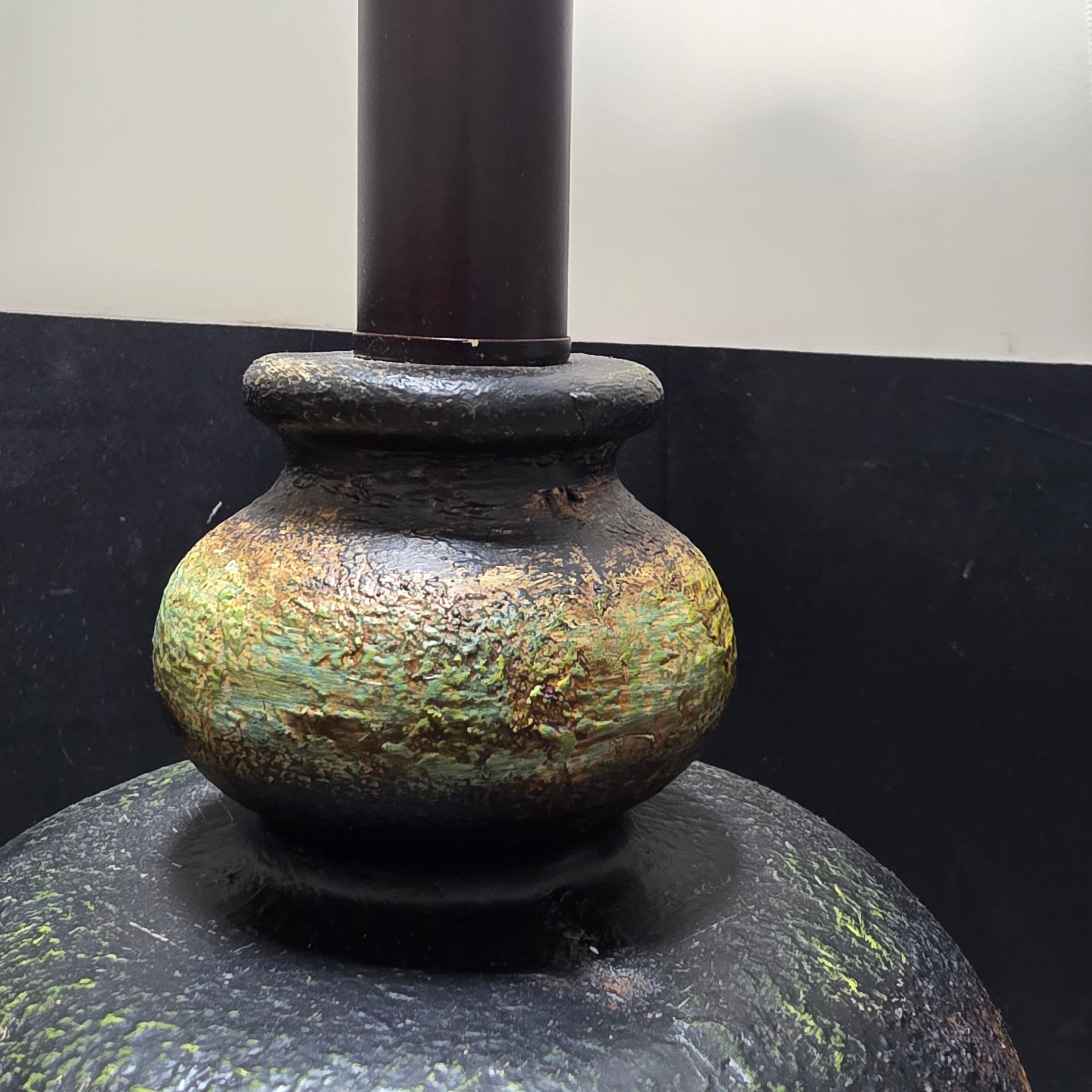 Crestview Collection Ashston Rustic Resin Table Lamp 18"Dx33"
