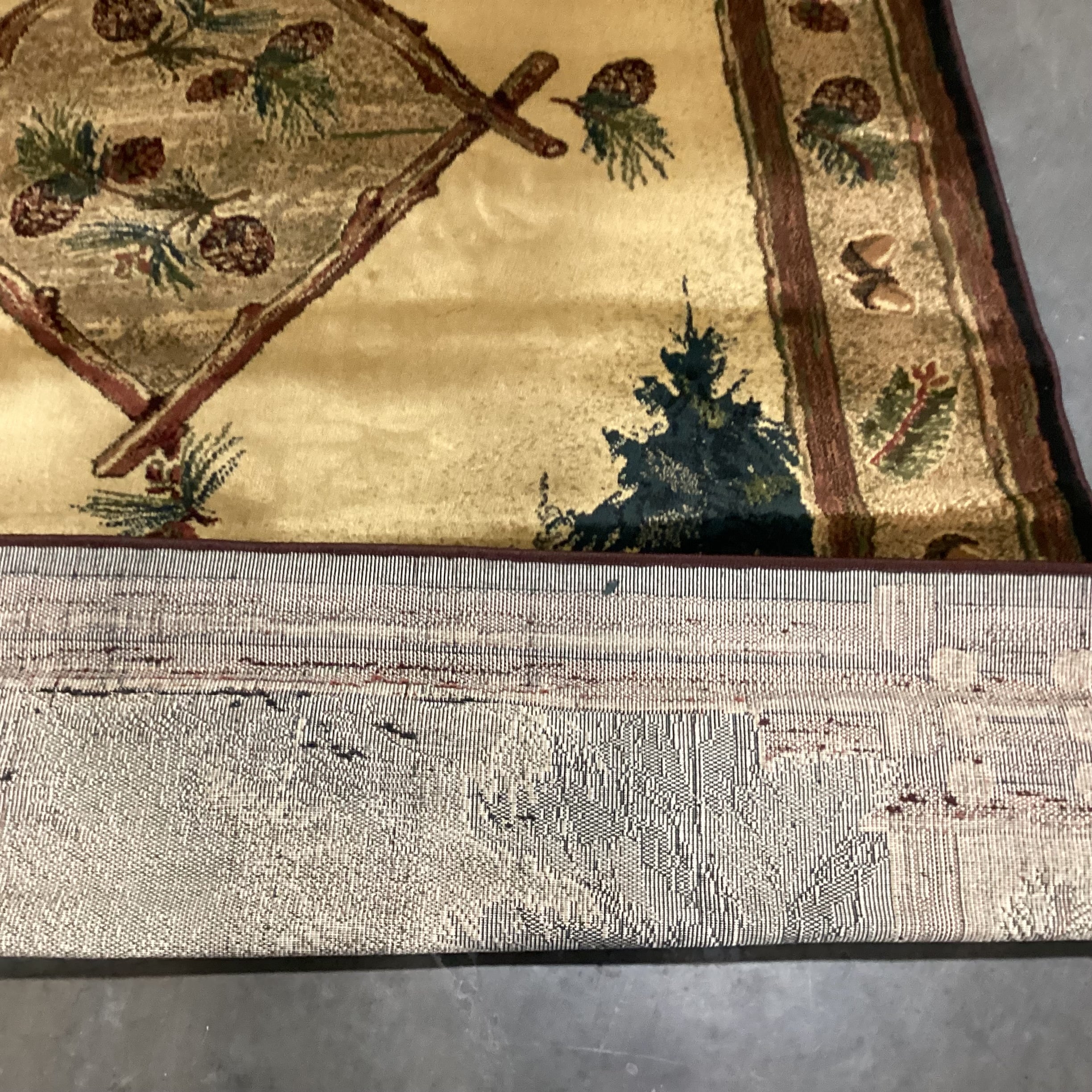 Genesis Forest Trail Lodge Olefin Rug 6'x 9'