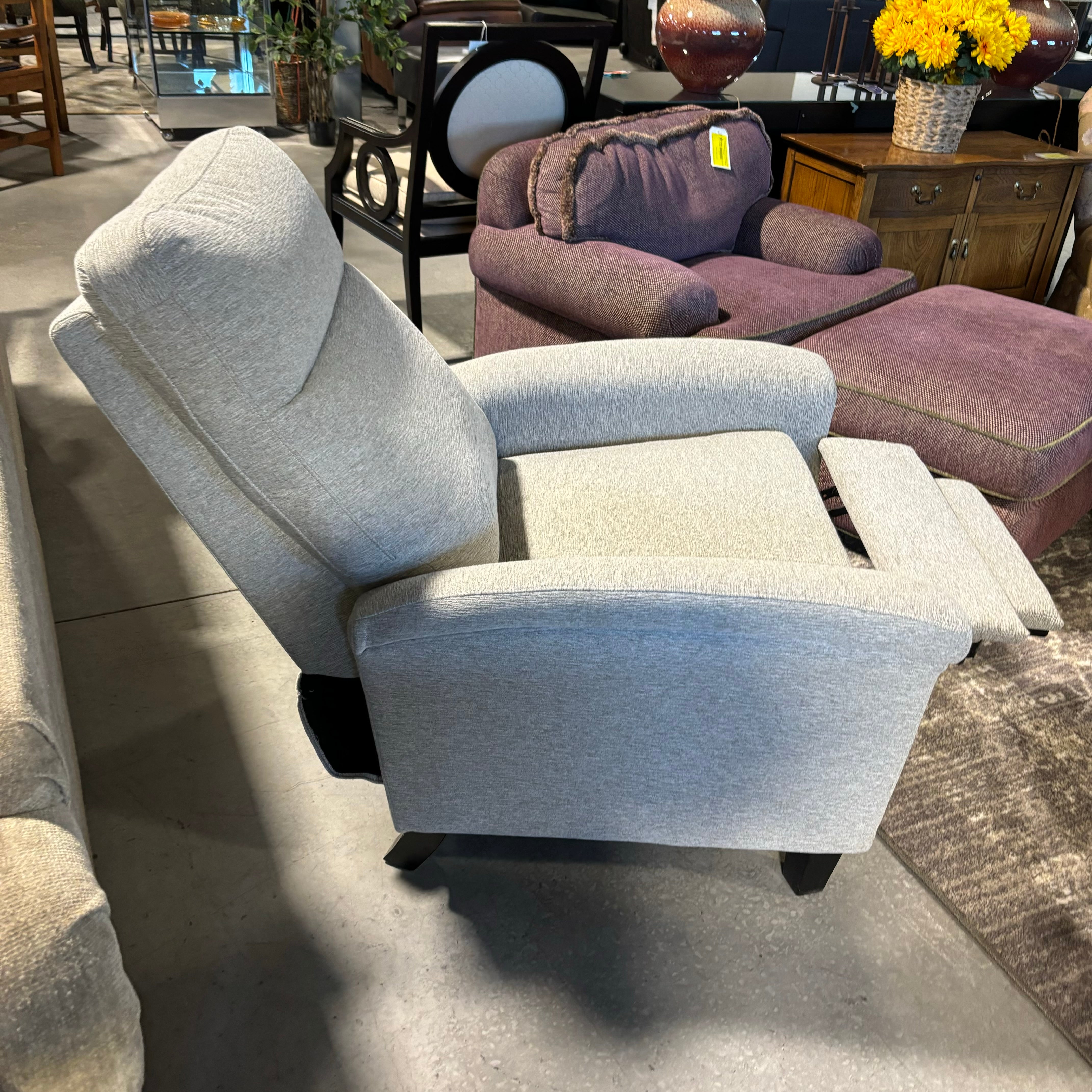 Heather Grey Recliner Chair 36"x 36" to 62"x 41"