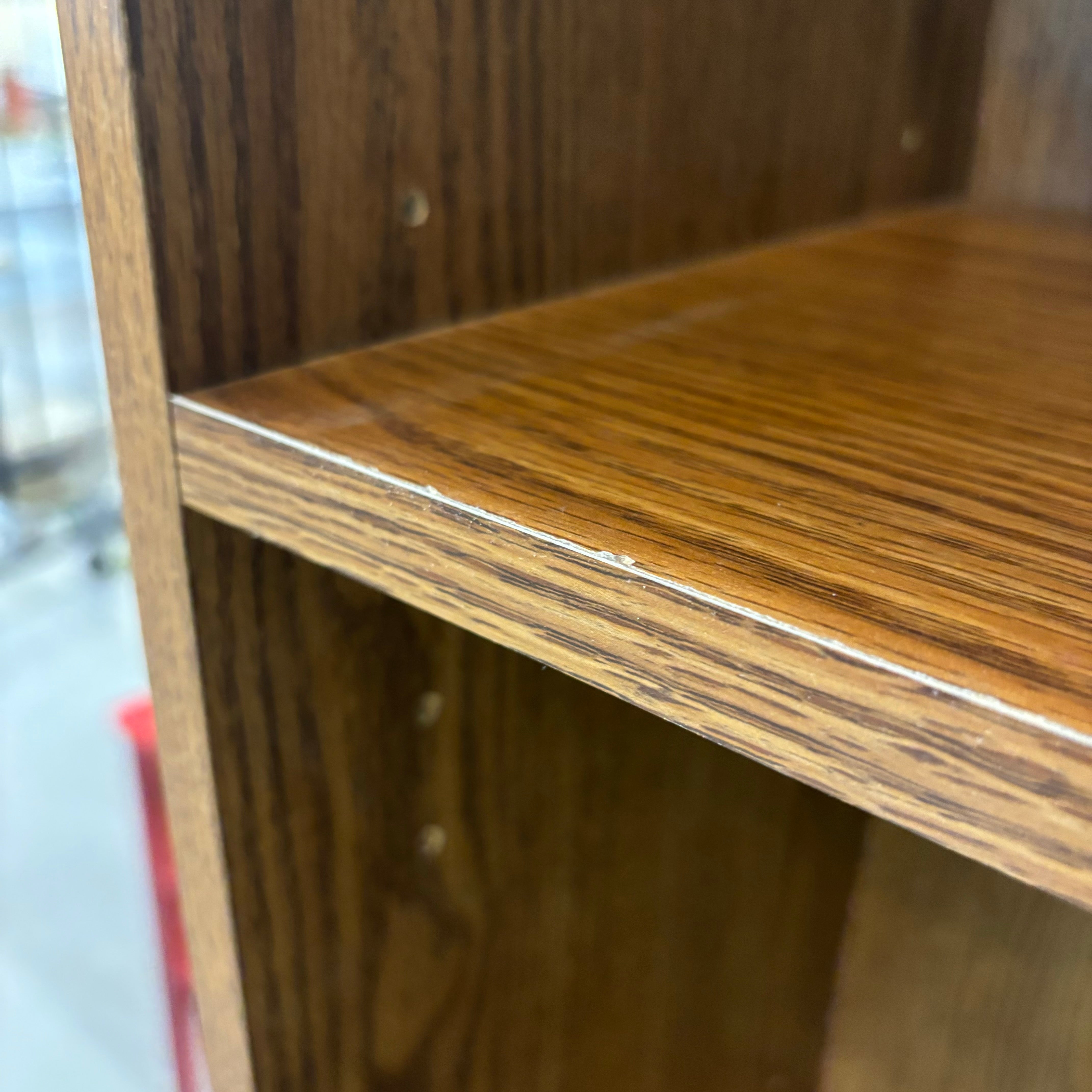 Wood Style Laminate with 4 Adjustable Height Shelves Bookcase 28"x 12"x 71.5"