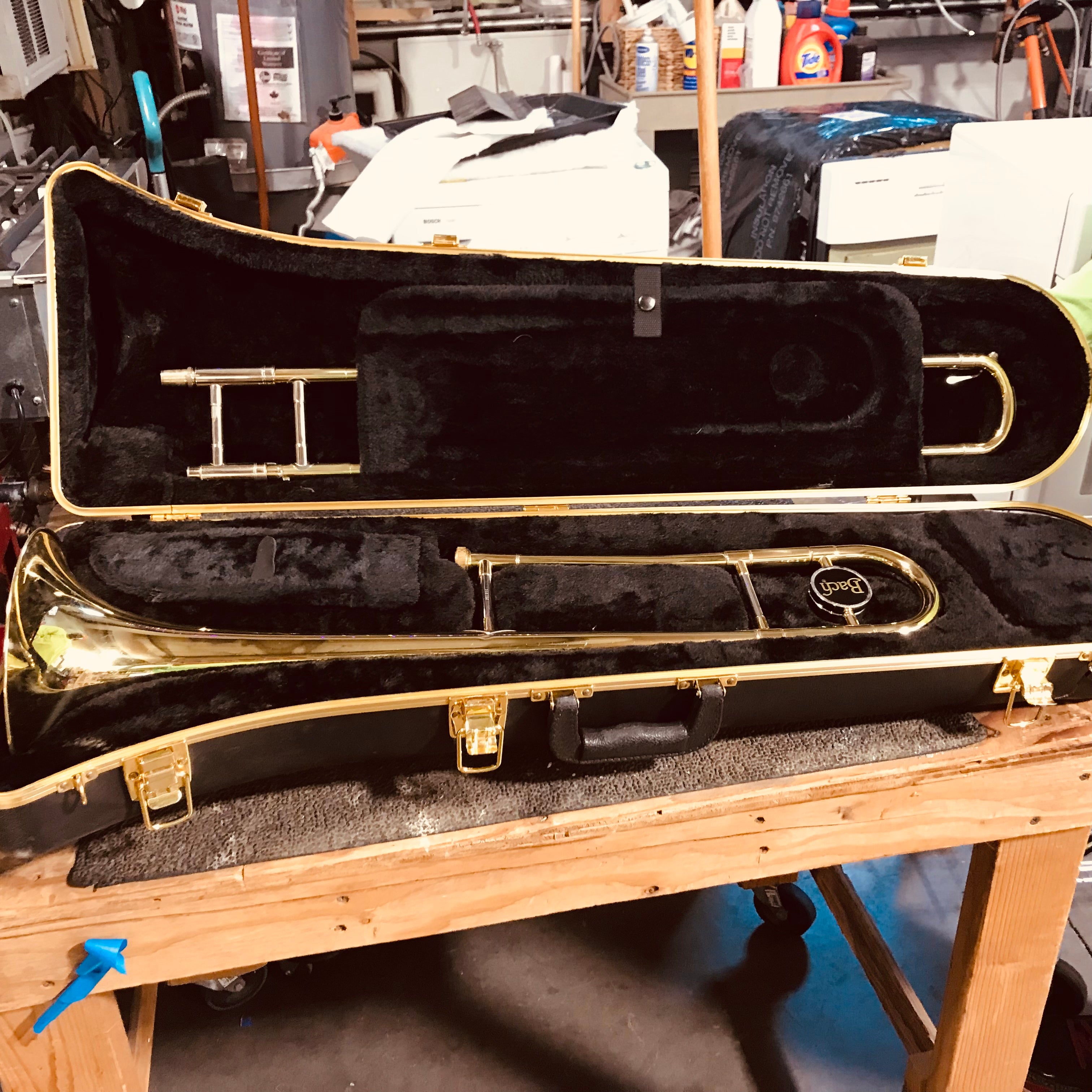 Bach Gold Tenor Trombone SS# 291894 ( With Case )