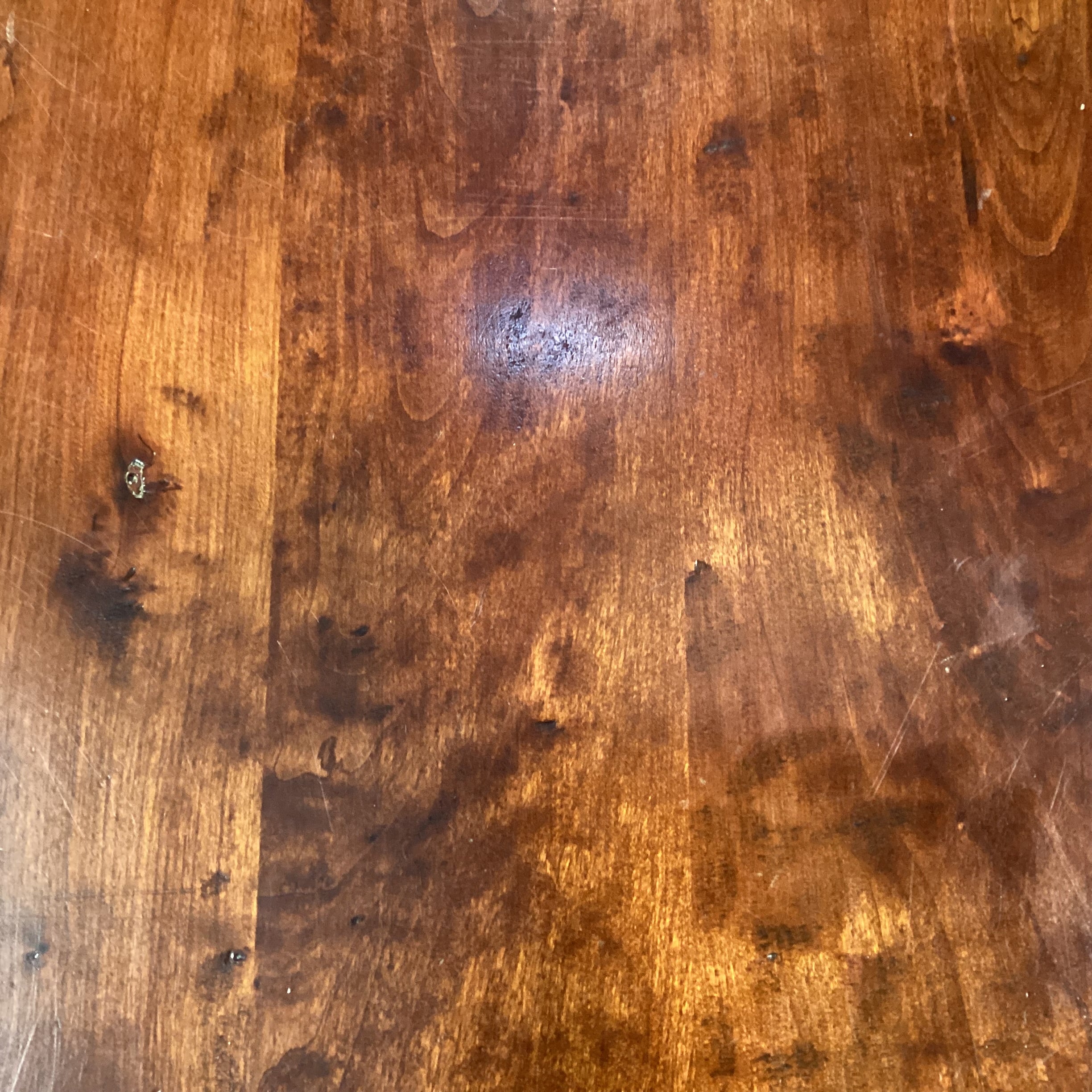 Harden Furniture Solid  Cherry Distressed Finish Arts & Crafts Style with Trestle Dining Table 88"x 40"x 30.5"