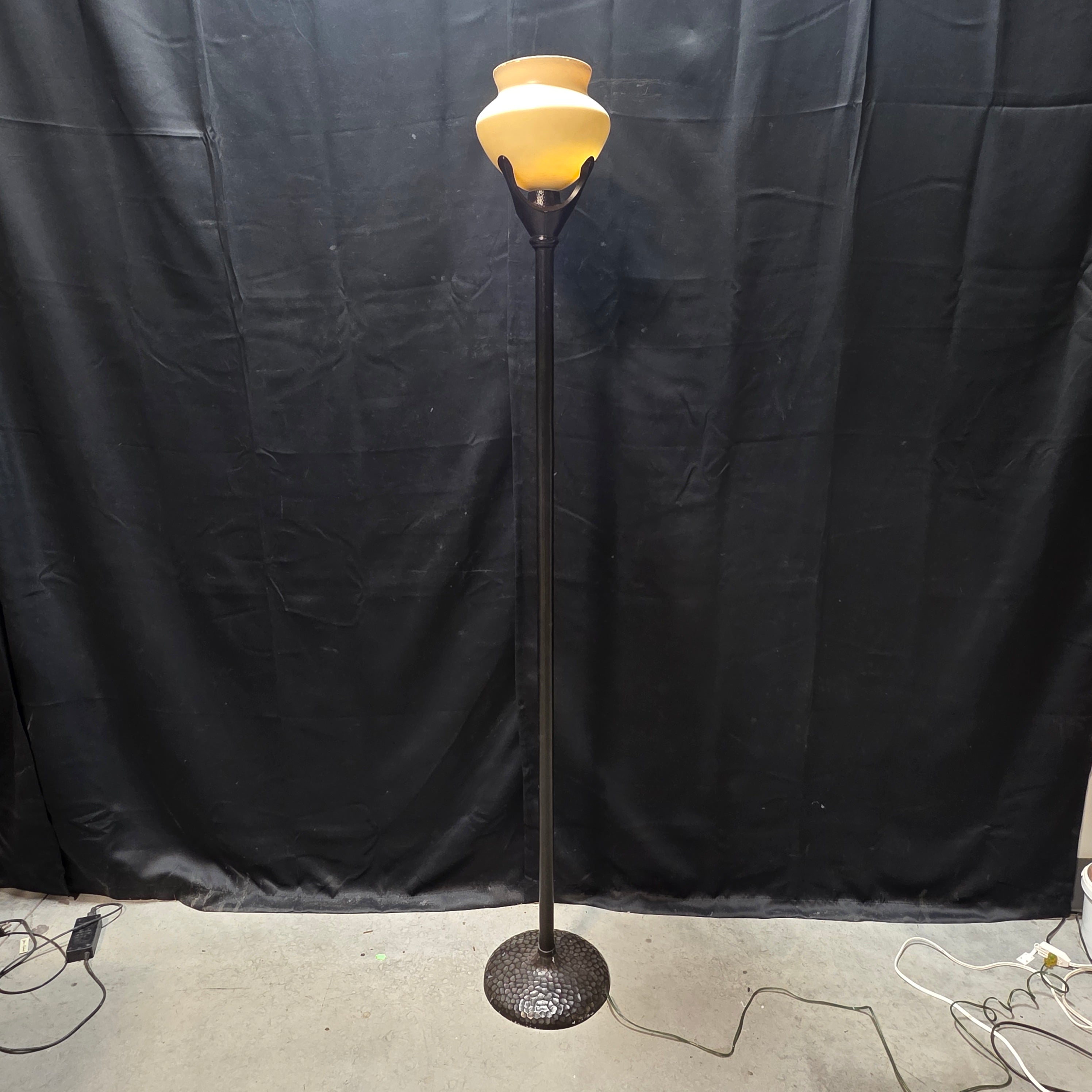 Beaux Arts Mission Torchiere Tulip Floor Lamp 13"Dx70"