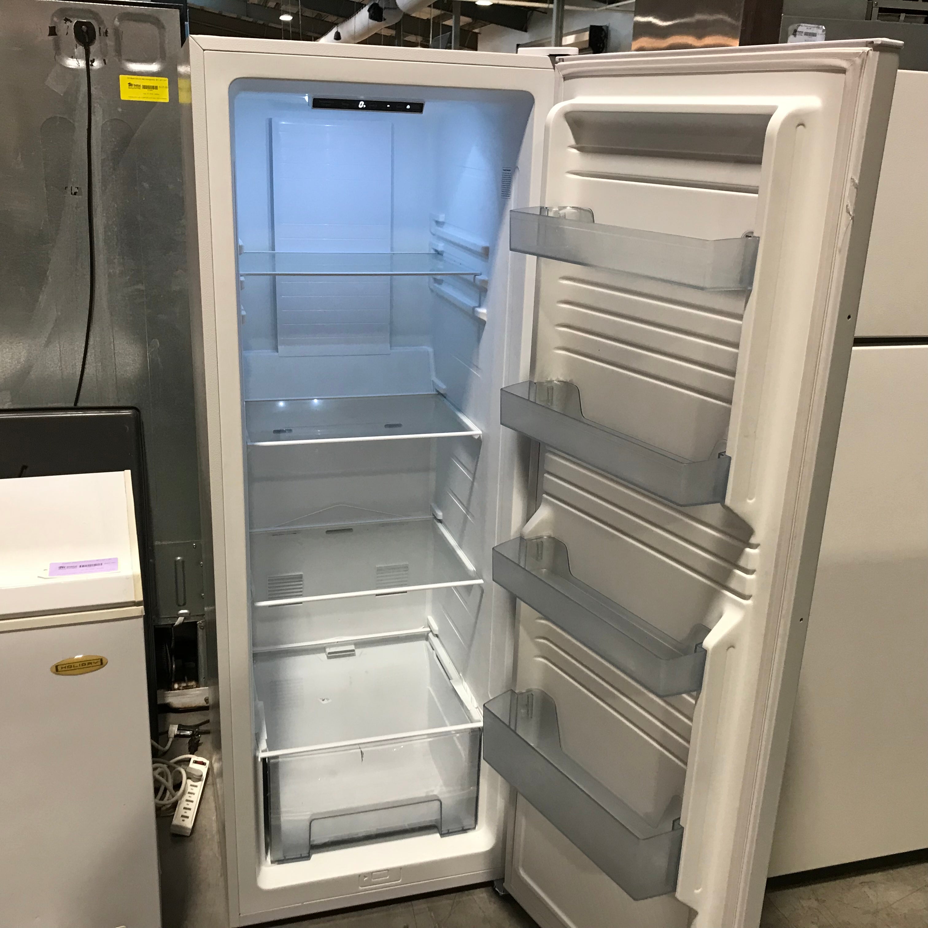 Avanti White Vertical Freezer 24"x 27"x 65"