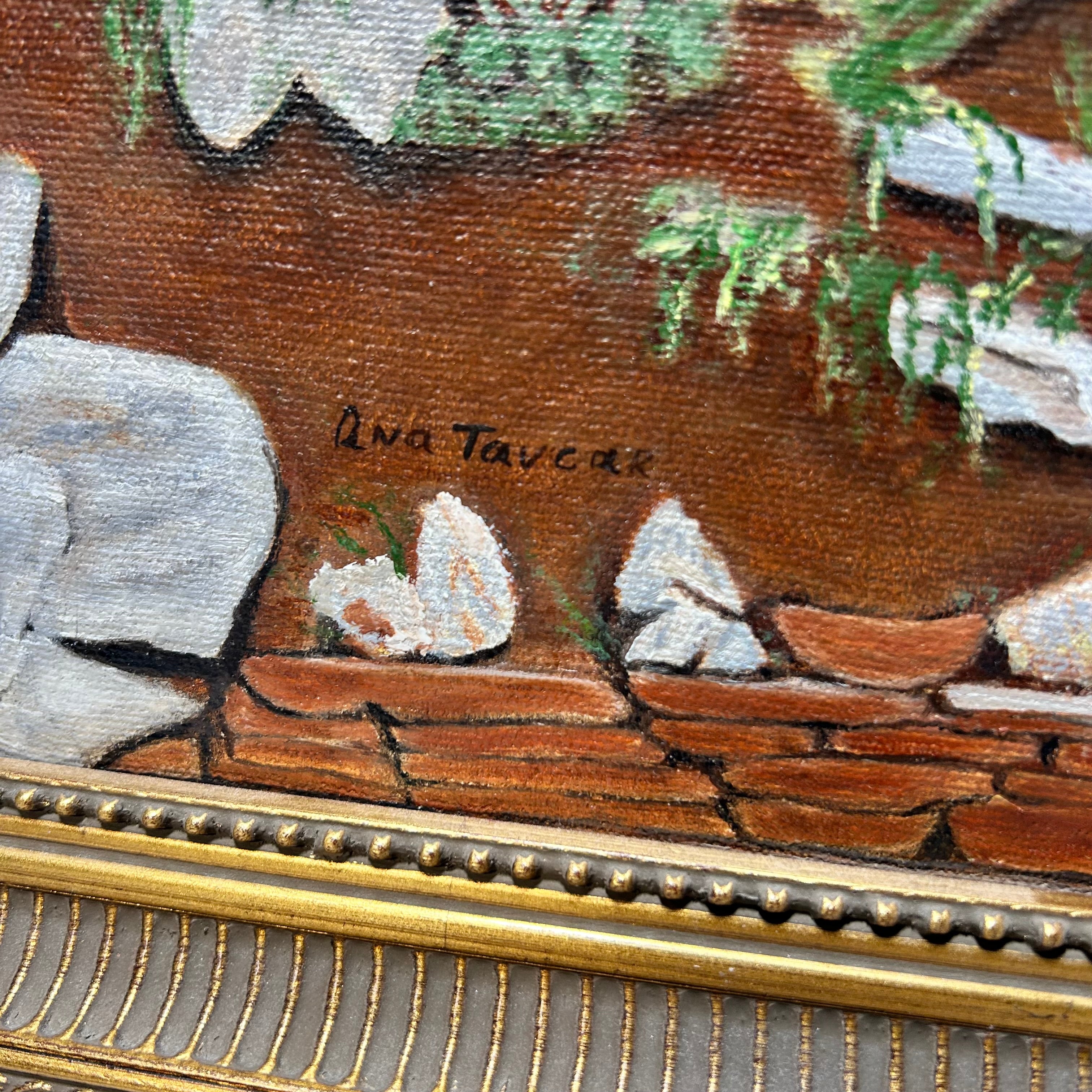 Ana Tavcar Mountain Landscape Oil Painting Originally 900.00 18.5"x 22.5"