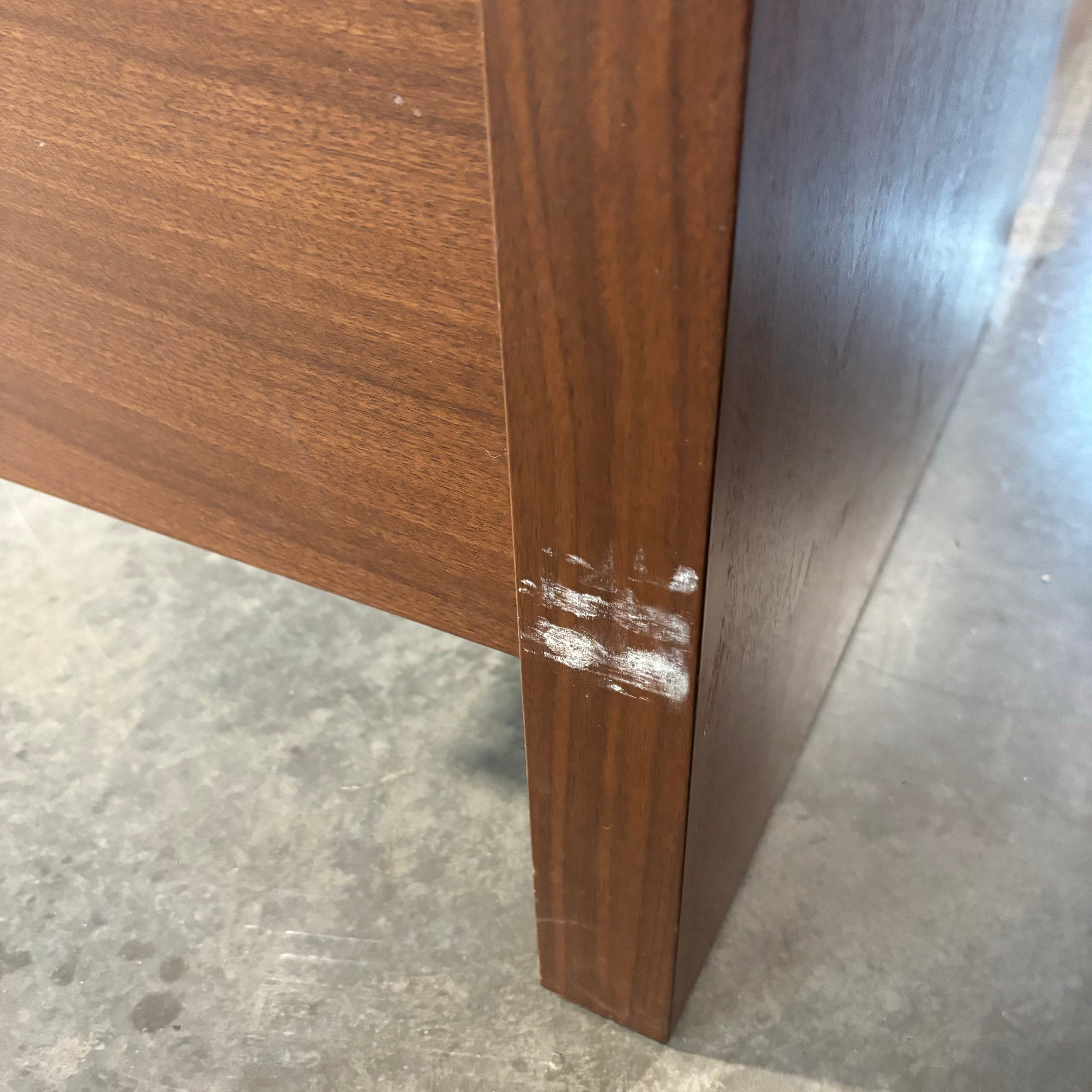 Medium Finish Solid Wood with 2 Soft Close Drawers Desk 60"x 24"x 30"