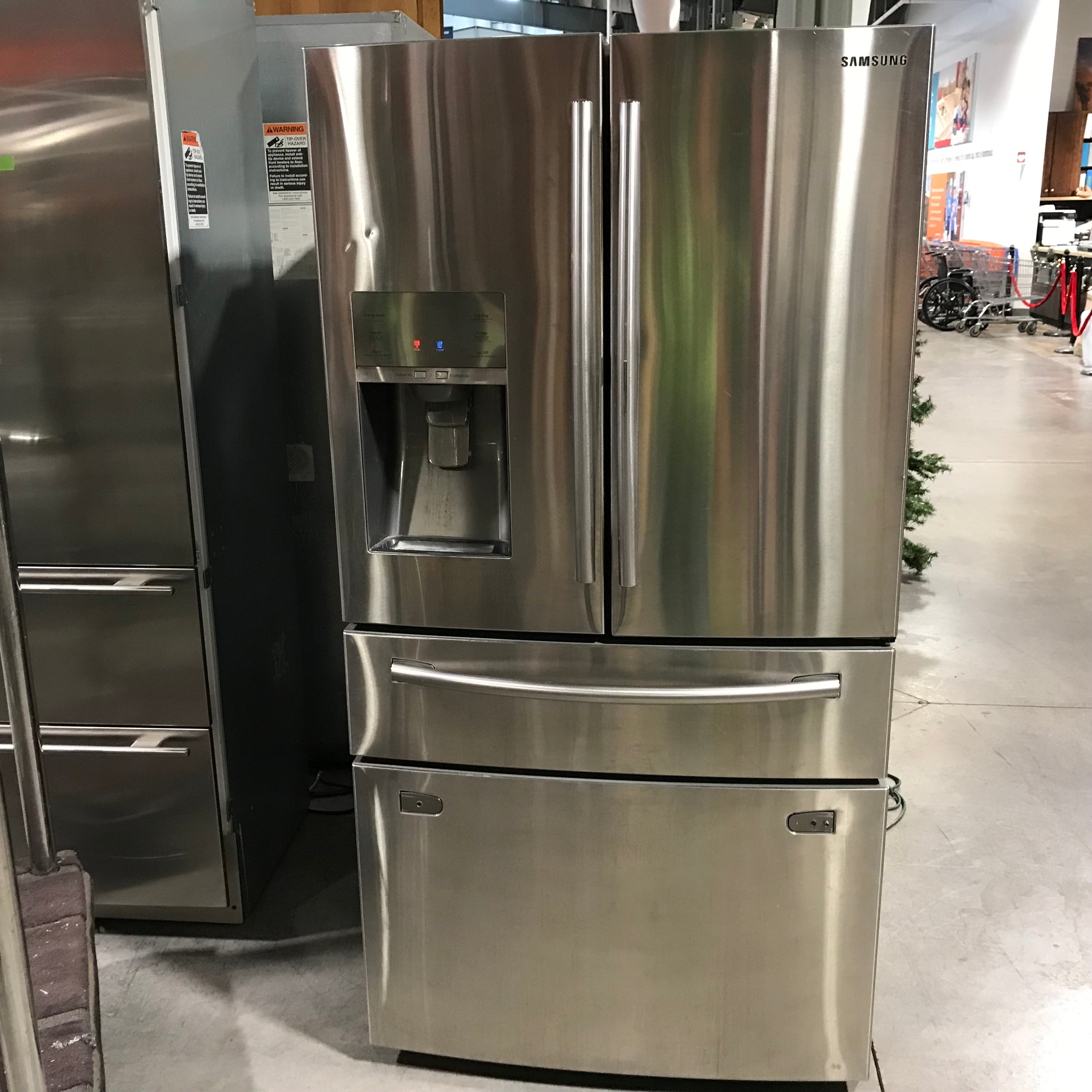 Samsung Stainless Steel, French Door, Bottom Double Freezer Refrigerator 36"x 35"x 70"