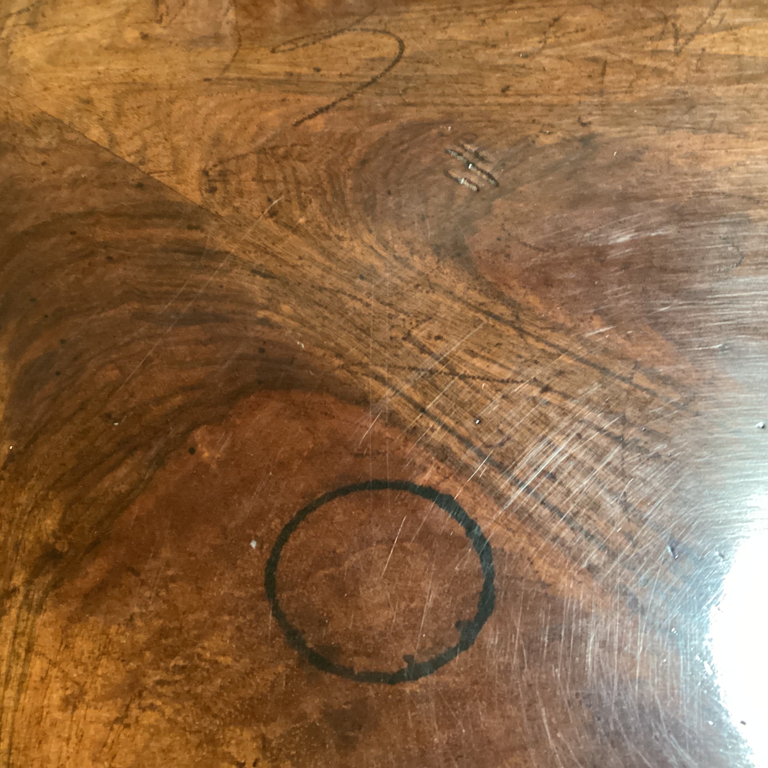 Finished Wood with Pedestal Accent Table 35.5" Diameter x 30"