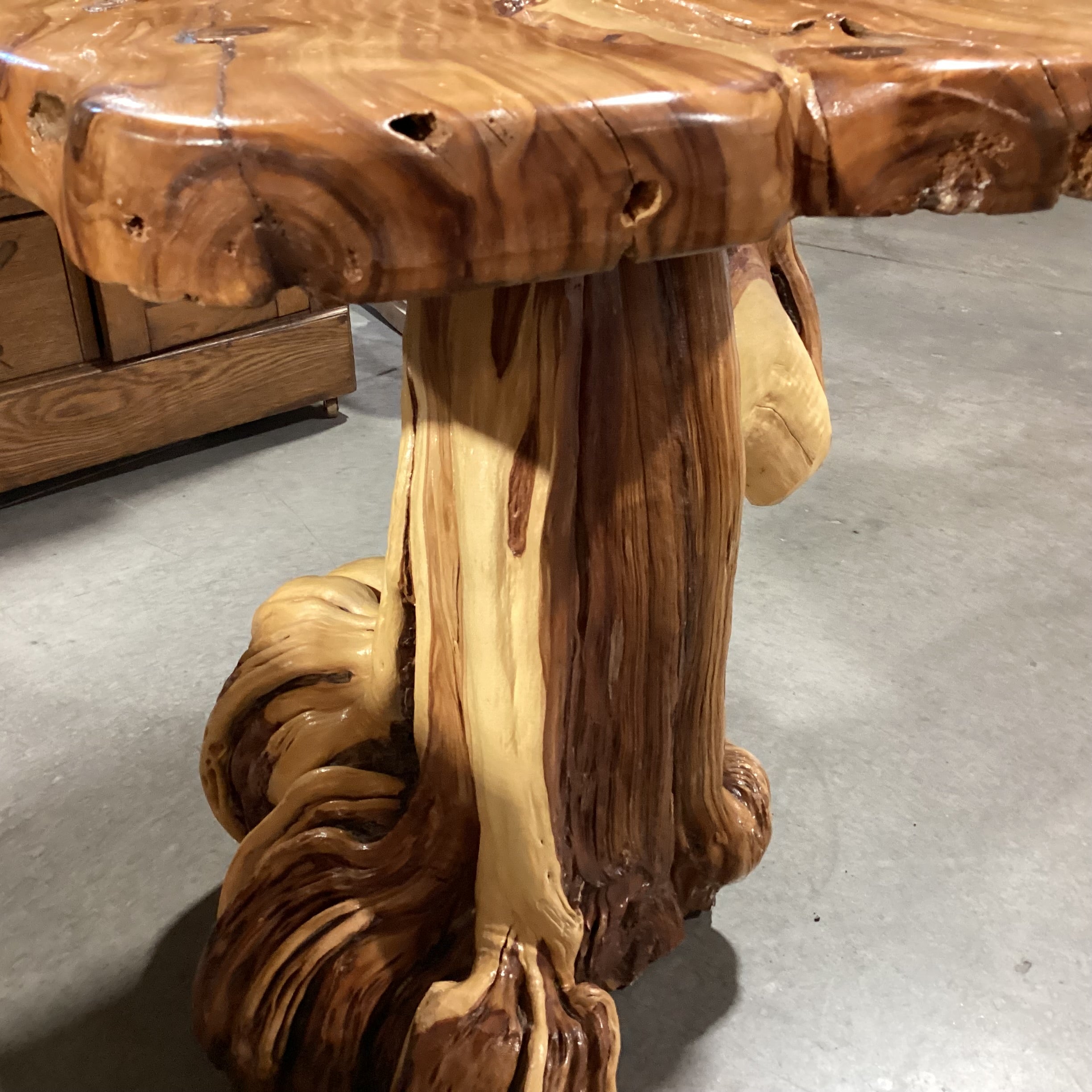 Vintage Tree Root Accent Table 27"x 23"x 25"