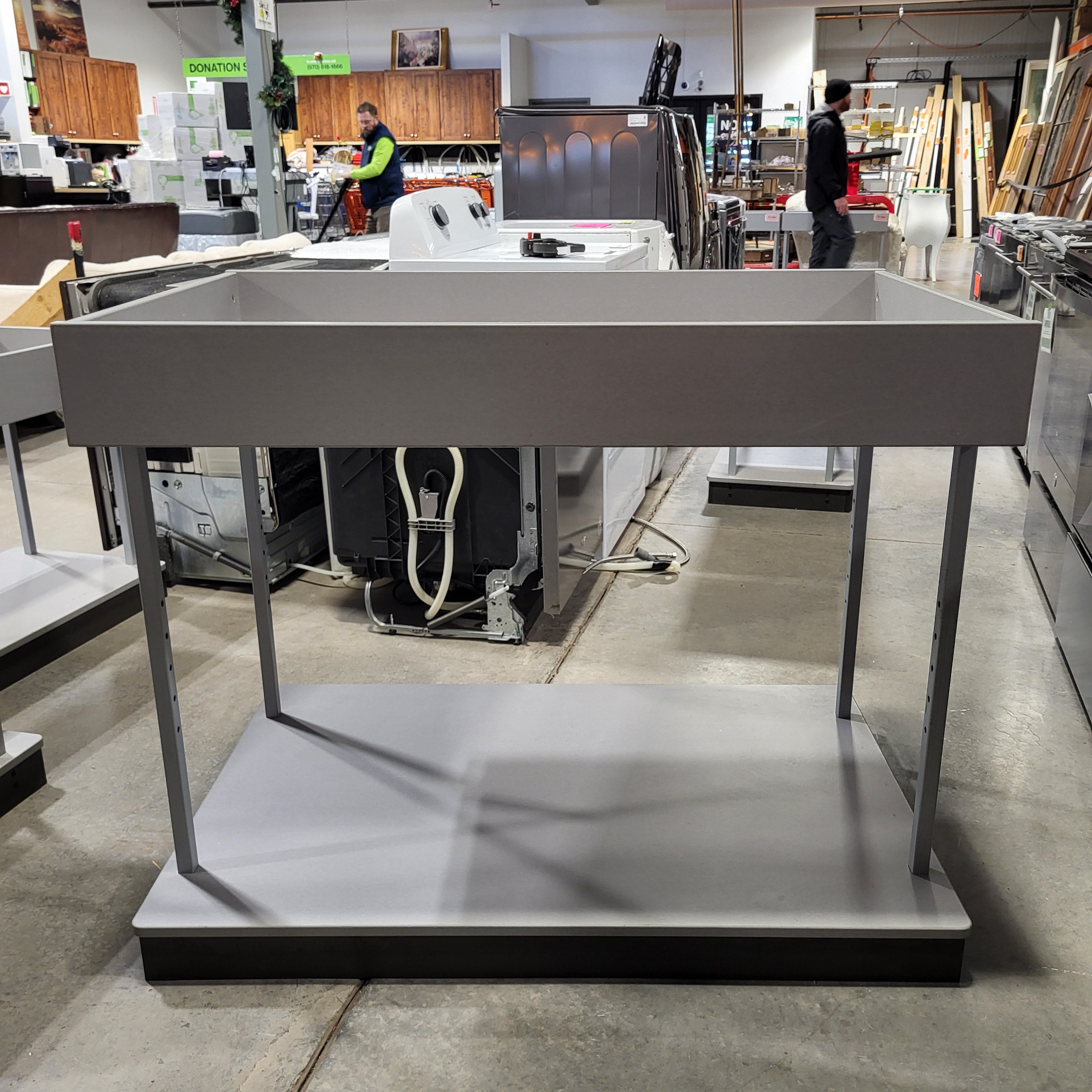 MDF Grey Tone Display Table 48"x 29.5"x 38"