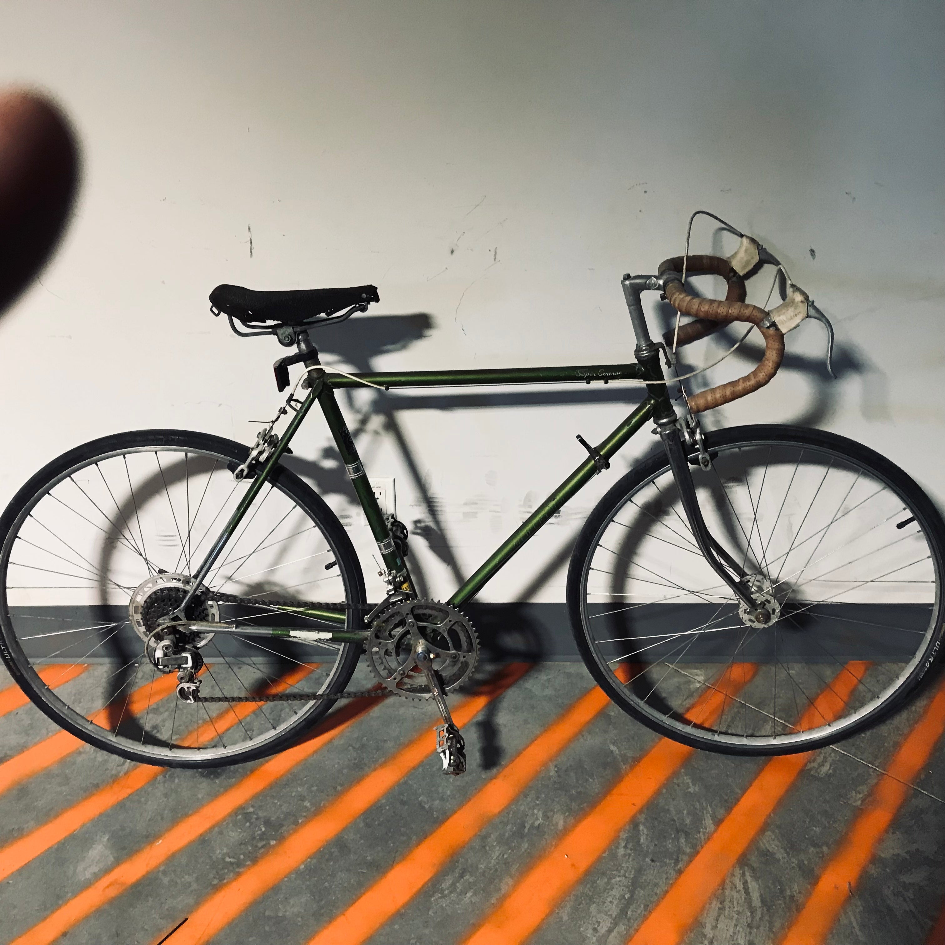Raleigh Super Course Green 10 speed Project Bike