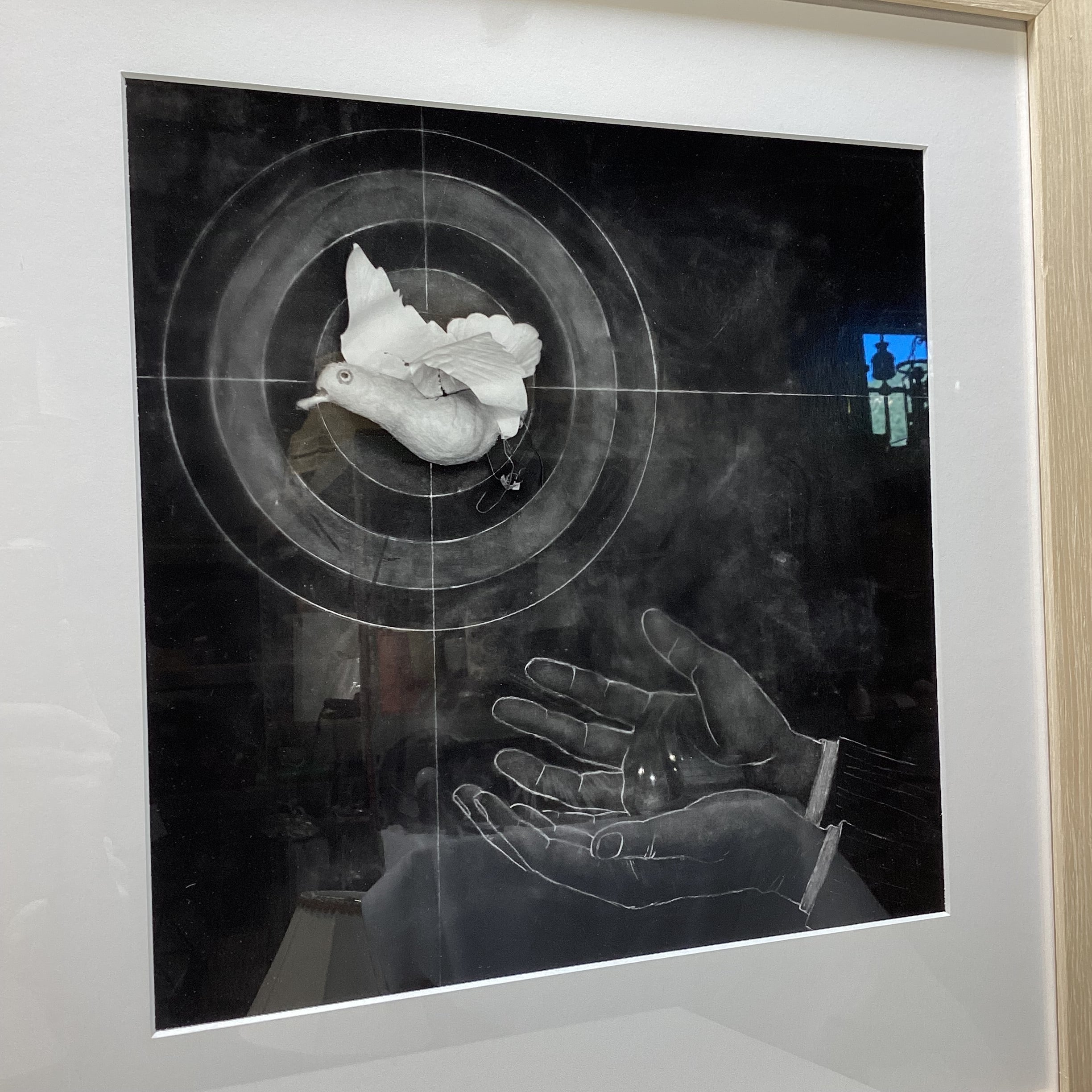 Carol Golemboski Magic Series "Target Practice" Framed Print 22" x 23"