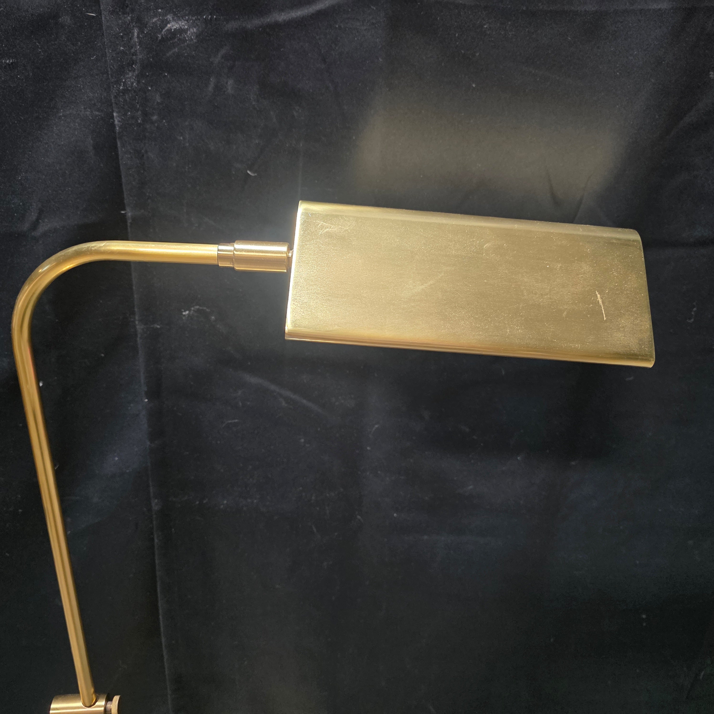 Brass Adjustable & Dimming Top and Height Pharmacy Floor Lamp 21"x7"x36"-56"