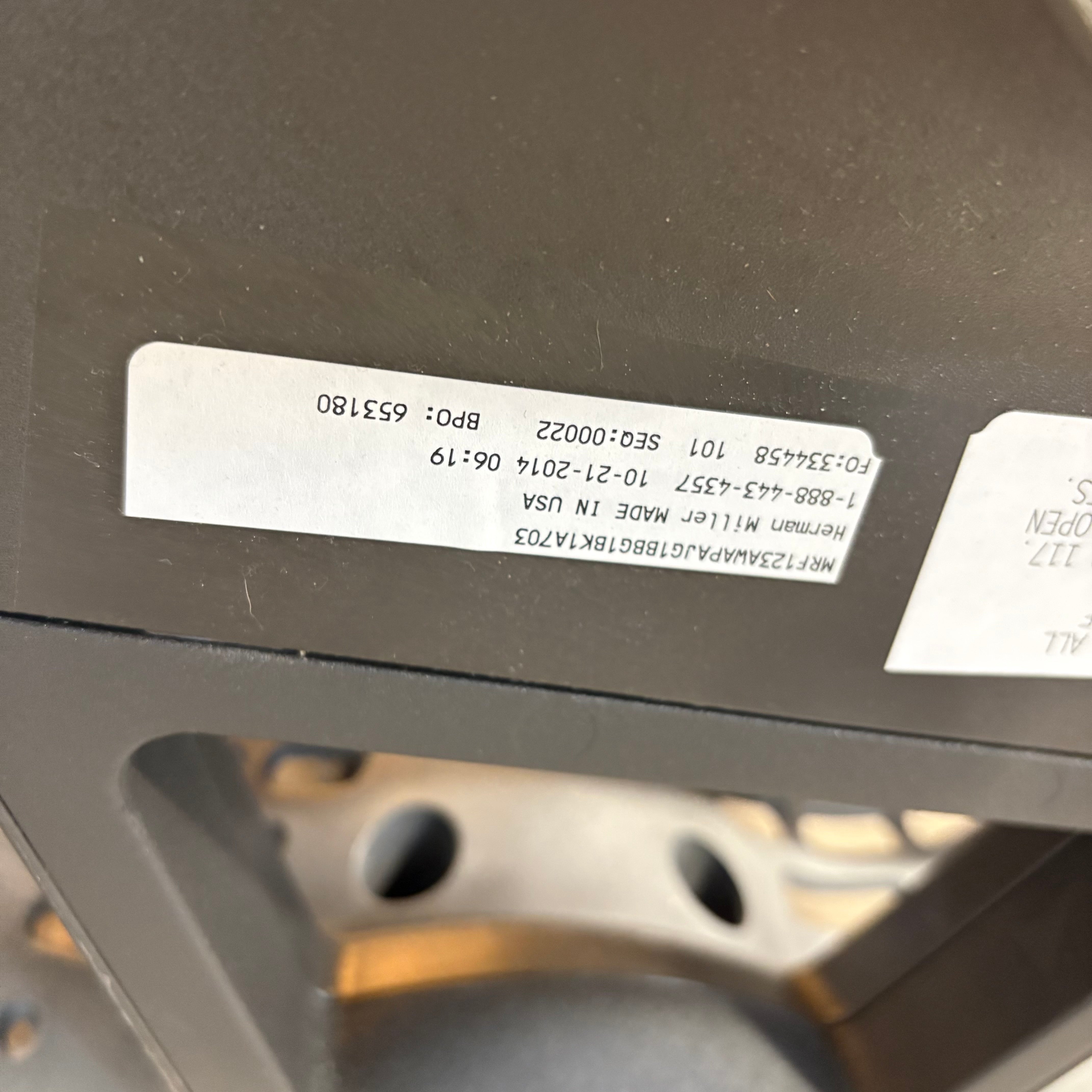 Herman Miller Mirra 2 Black Mesh Triflex Office Chairs 30"x 18.5"x 44"