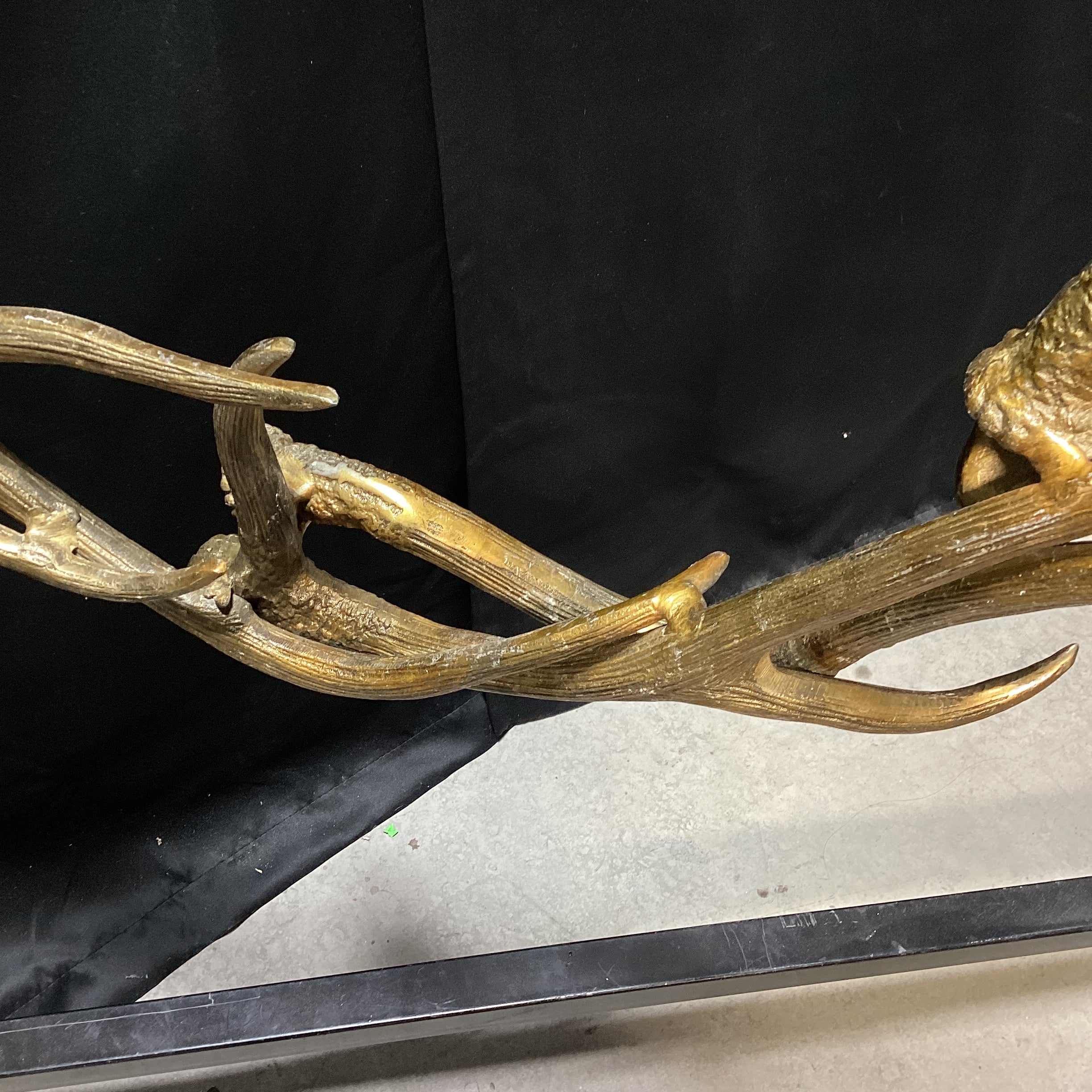 Faux Antler Aluminum Cast Hanging Art (1) 43" x 65"