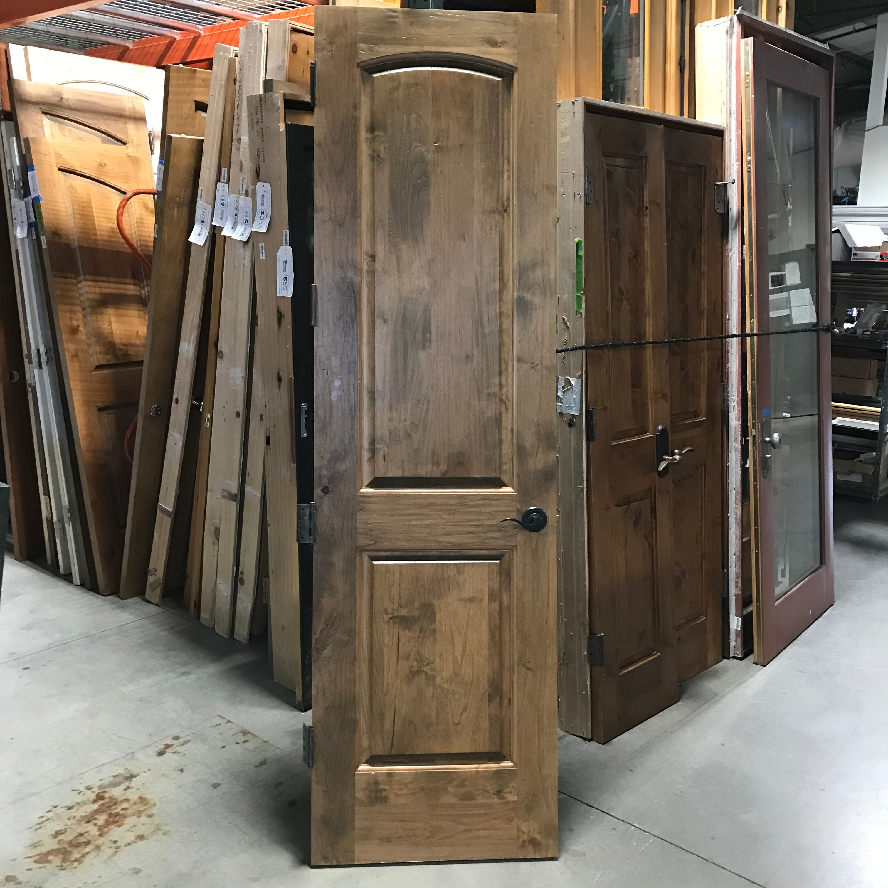 25.75"x 89.5"x 1.75 RH Knotty 2 Panel Alder Interior Door