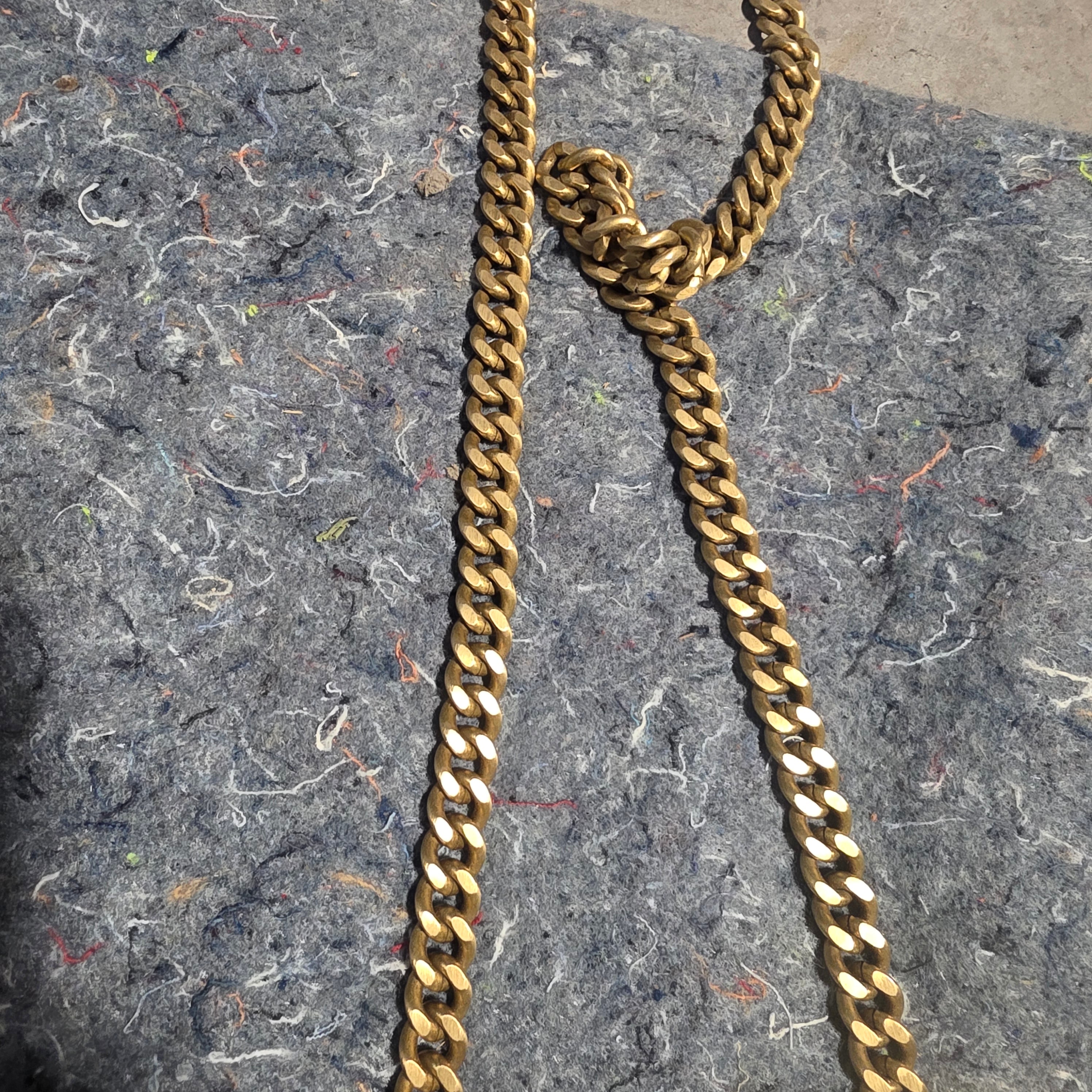 BRAND NEW Lariat Liner by Corbett Lighting with Gold, Gold Chains and Alabaster Stone Two Light Chandelier 48"x69"