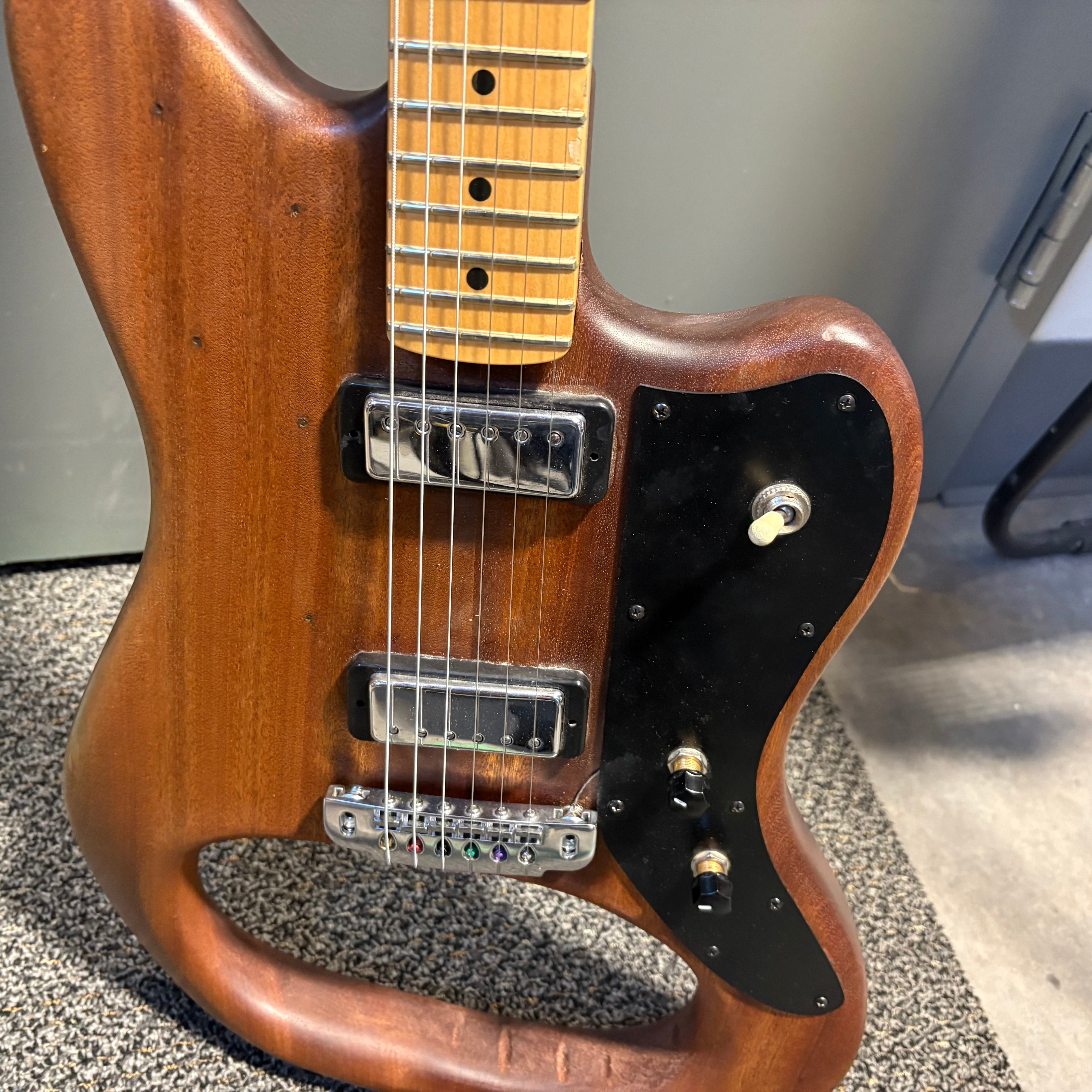 Stratocaster USA/Tele Jazz Brown, Double Humbucker Electric Guitar (Read Details)