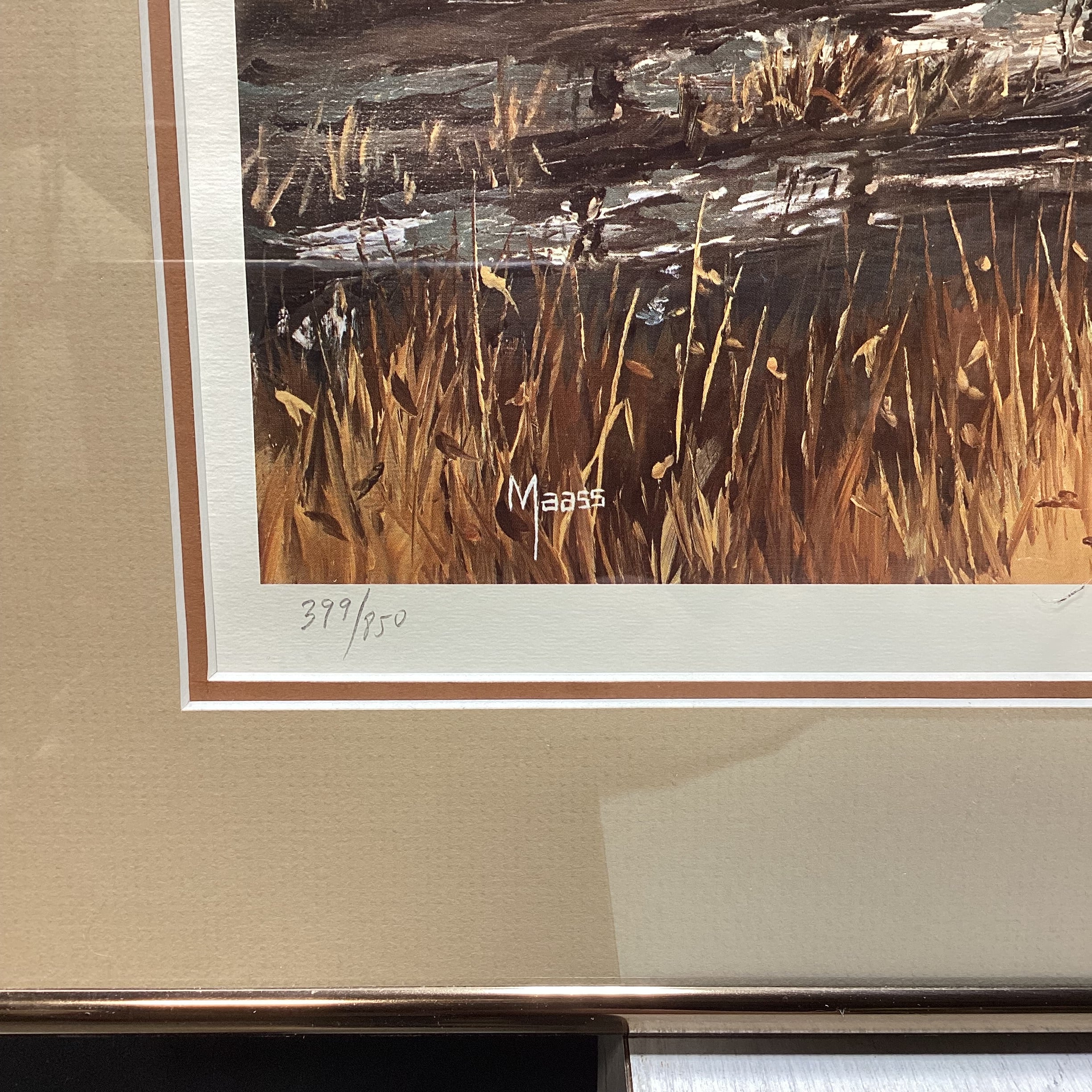 David A. Maass Signed "After the Rain" Limited Edition Print 31" x 22"