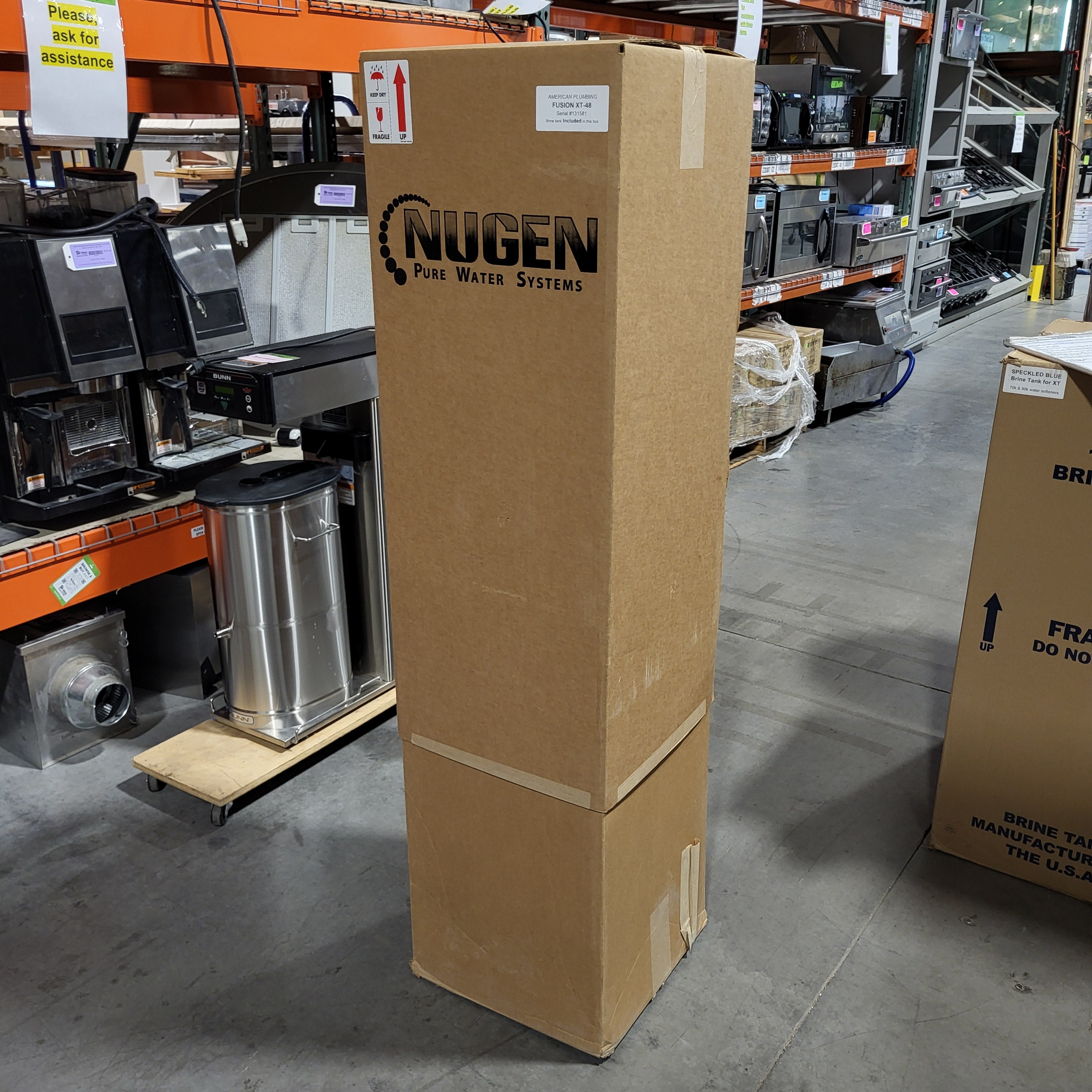 Nugen Pure Water Systems Fusion XT- 48 Water Softener 15"x 59"