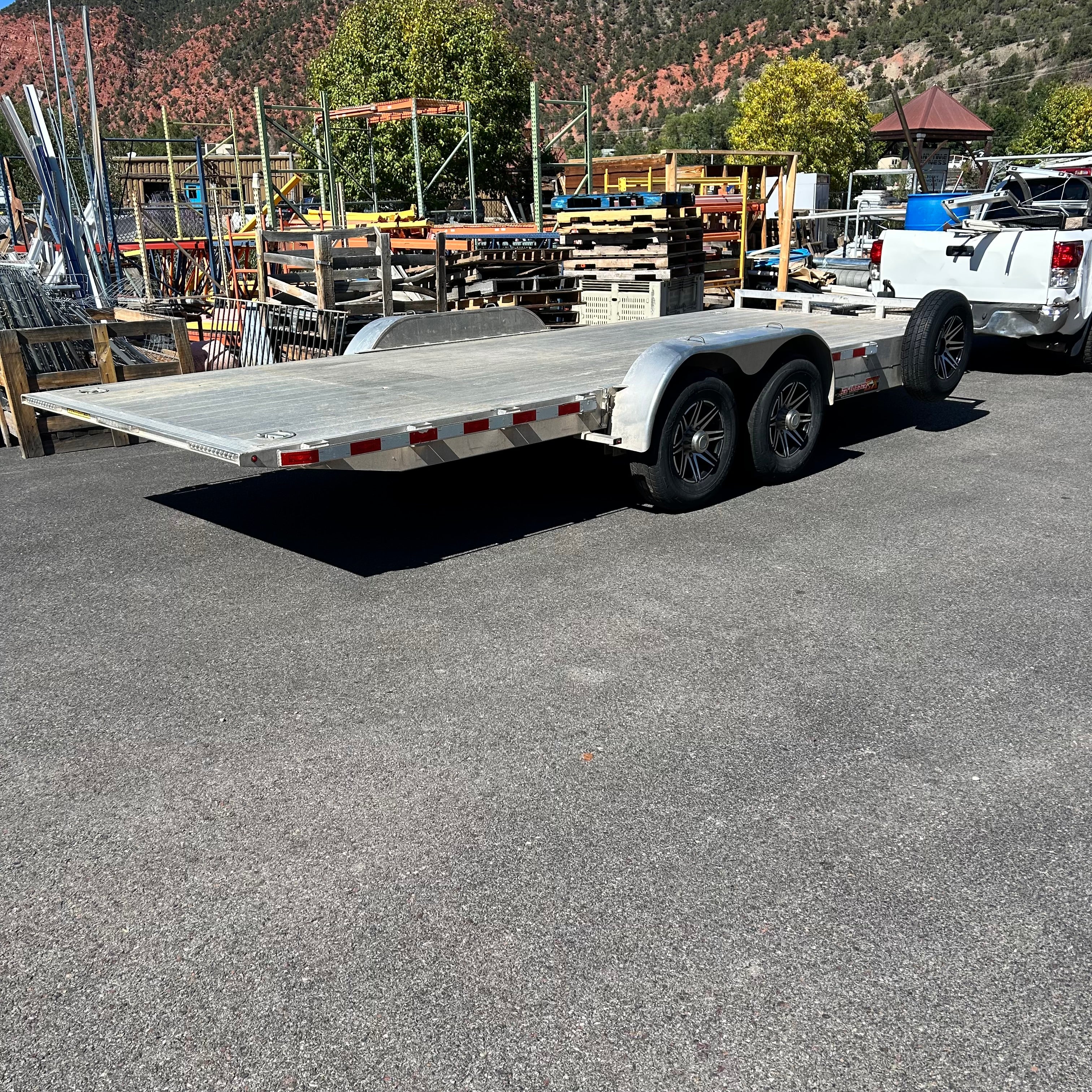 2022 25 ft. Total - 20' Deck Aluminum Tilt Speed Loader EX Car Hauler Trailer