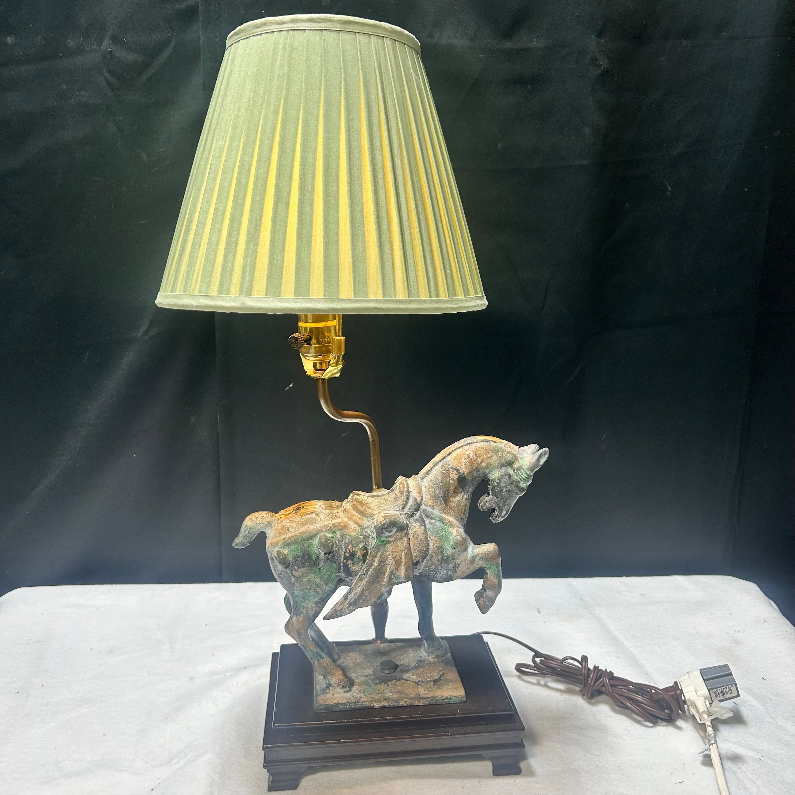 Tang Dynasty Style Horse Lamp 11"x 6"x 24"