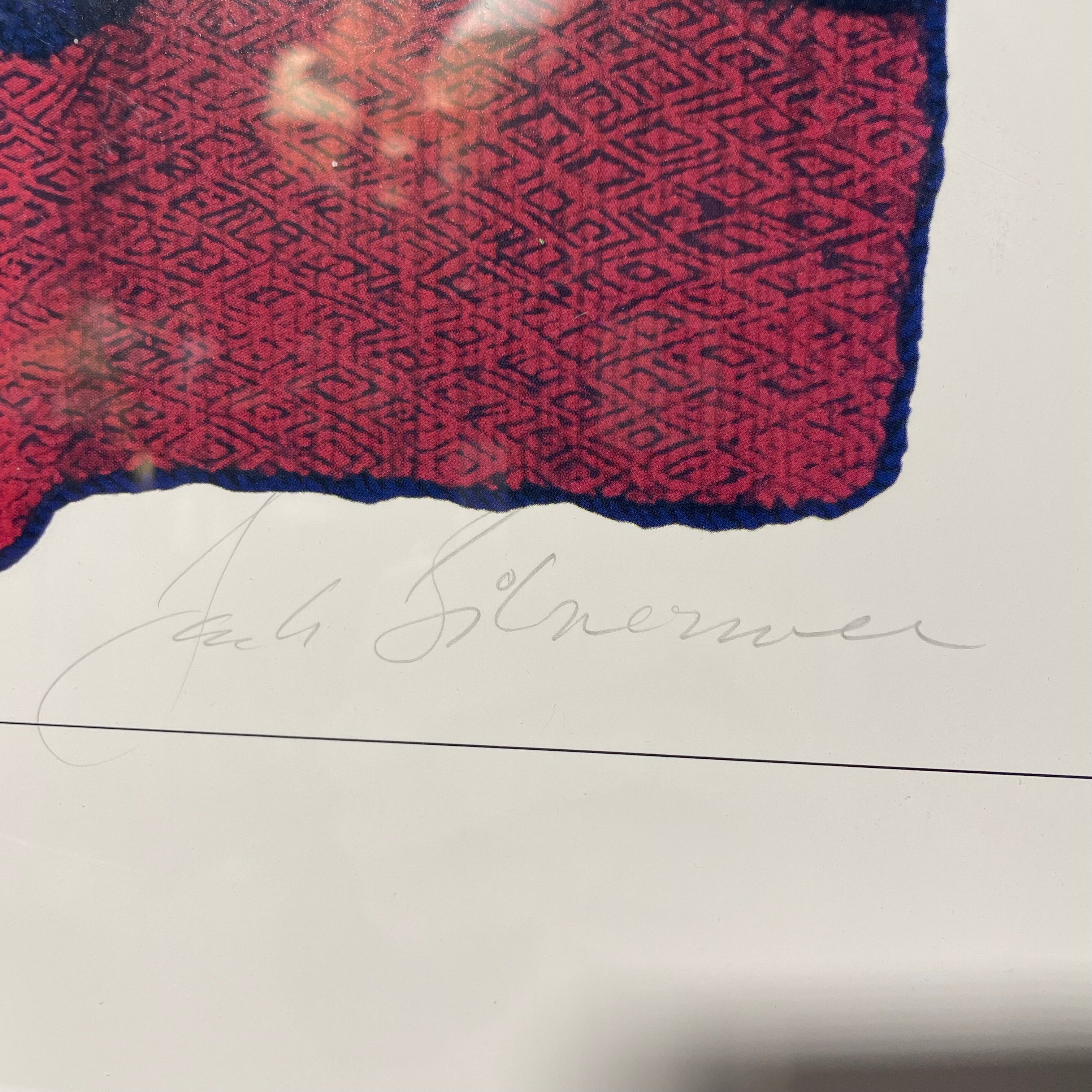 Jack Silverman Signed "Classic Hopi Poncho" Poster Print Still In Plastic 24 1/2" x 36 1/2"