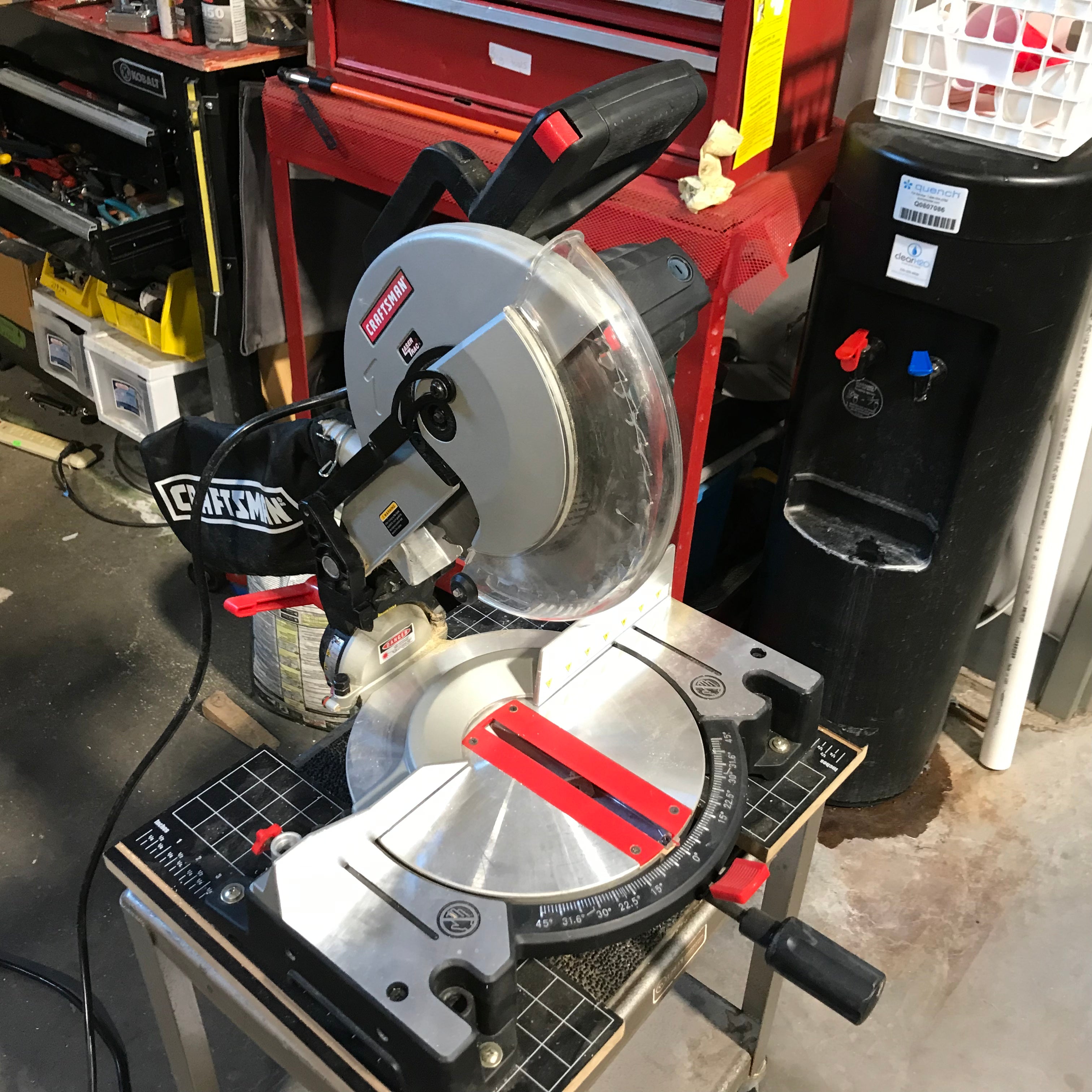 Craftsman 10" Compound Miter Saw Laser Trac 18"x 20"x 23"