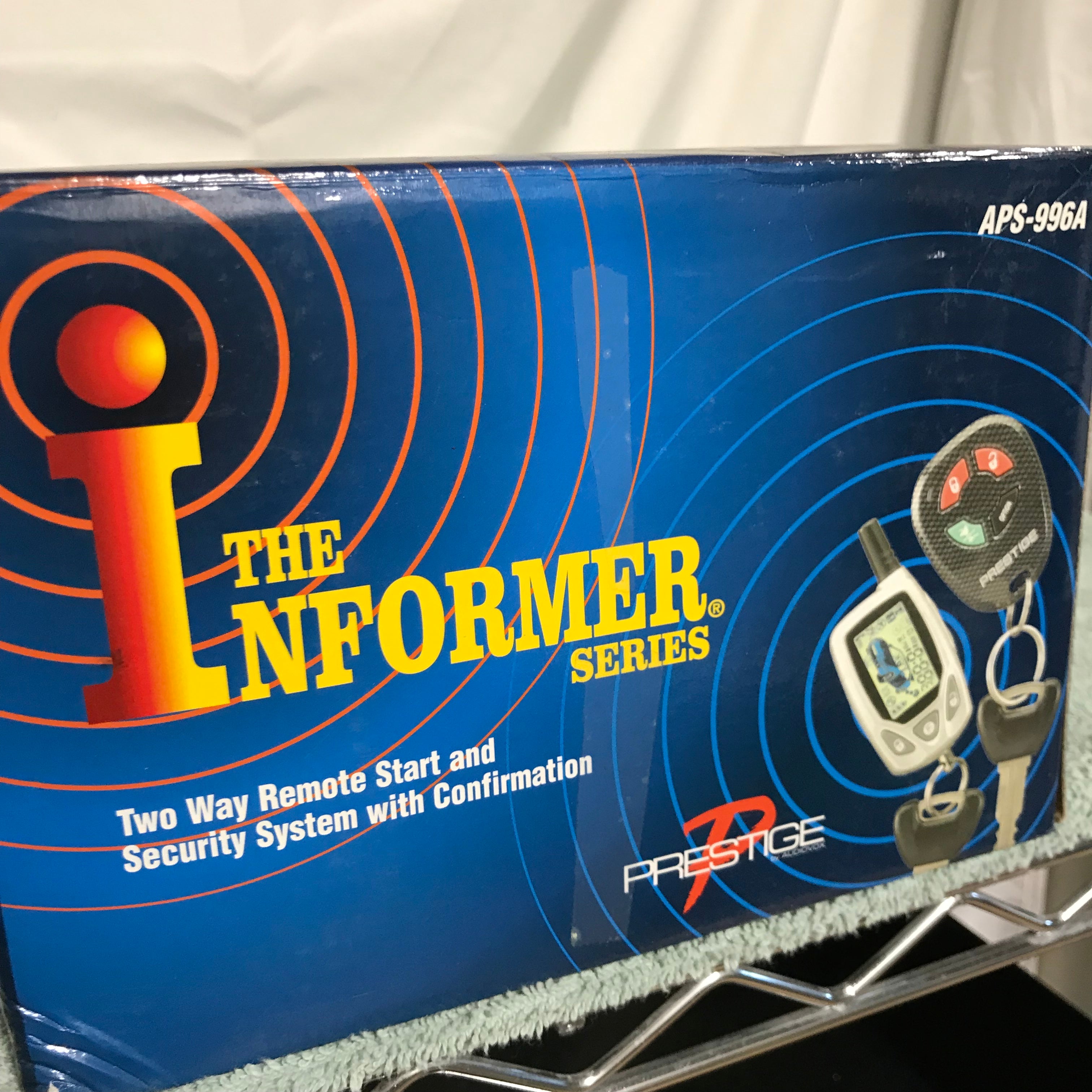 4 Button Remote Start Security System With Plug-in Shock Sensor & Starter Disable