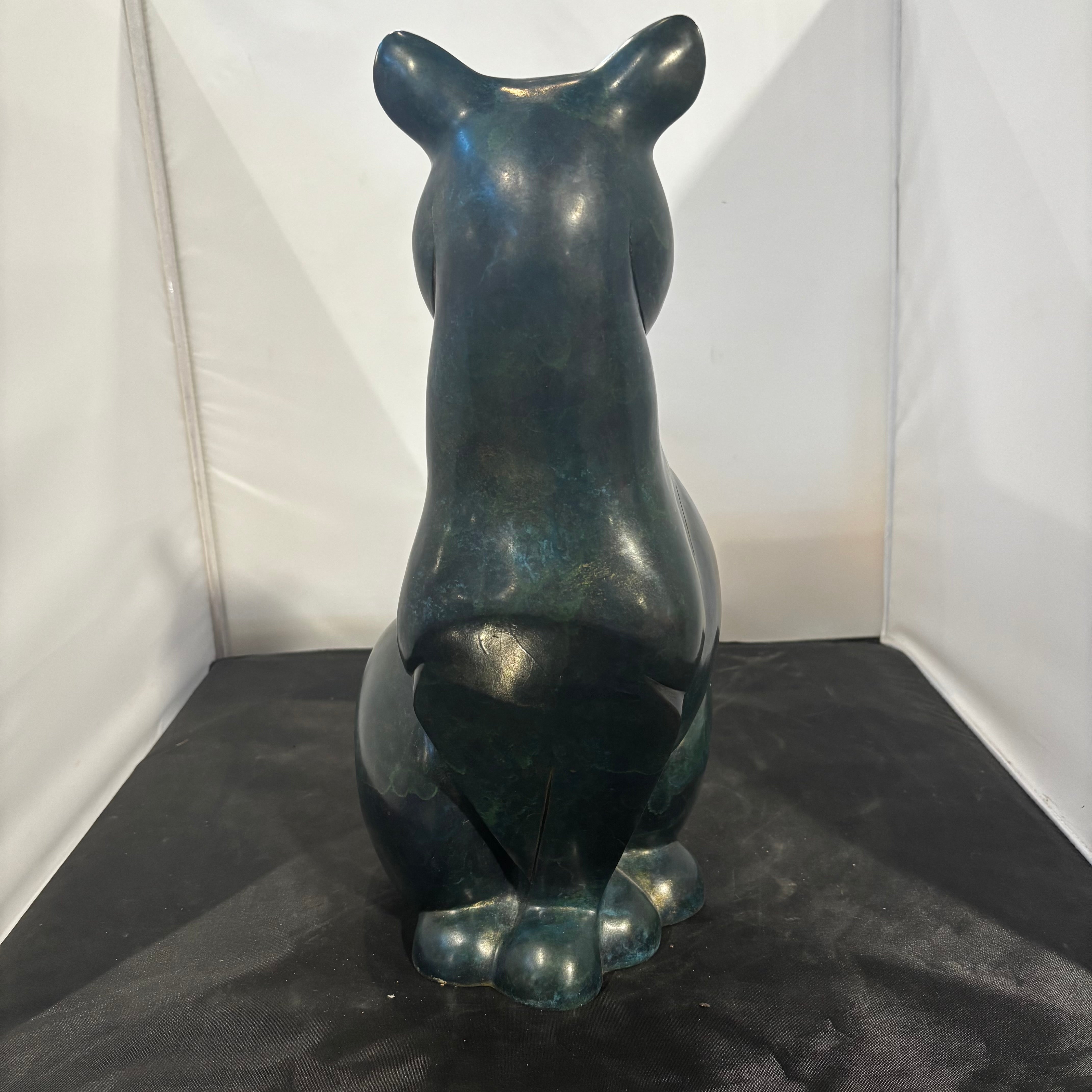 Tim Cherry Bronze Mountain Lion "Fe Lion" 19"x 6"x 18"