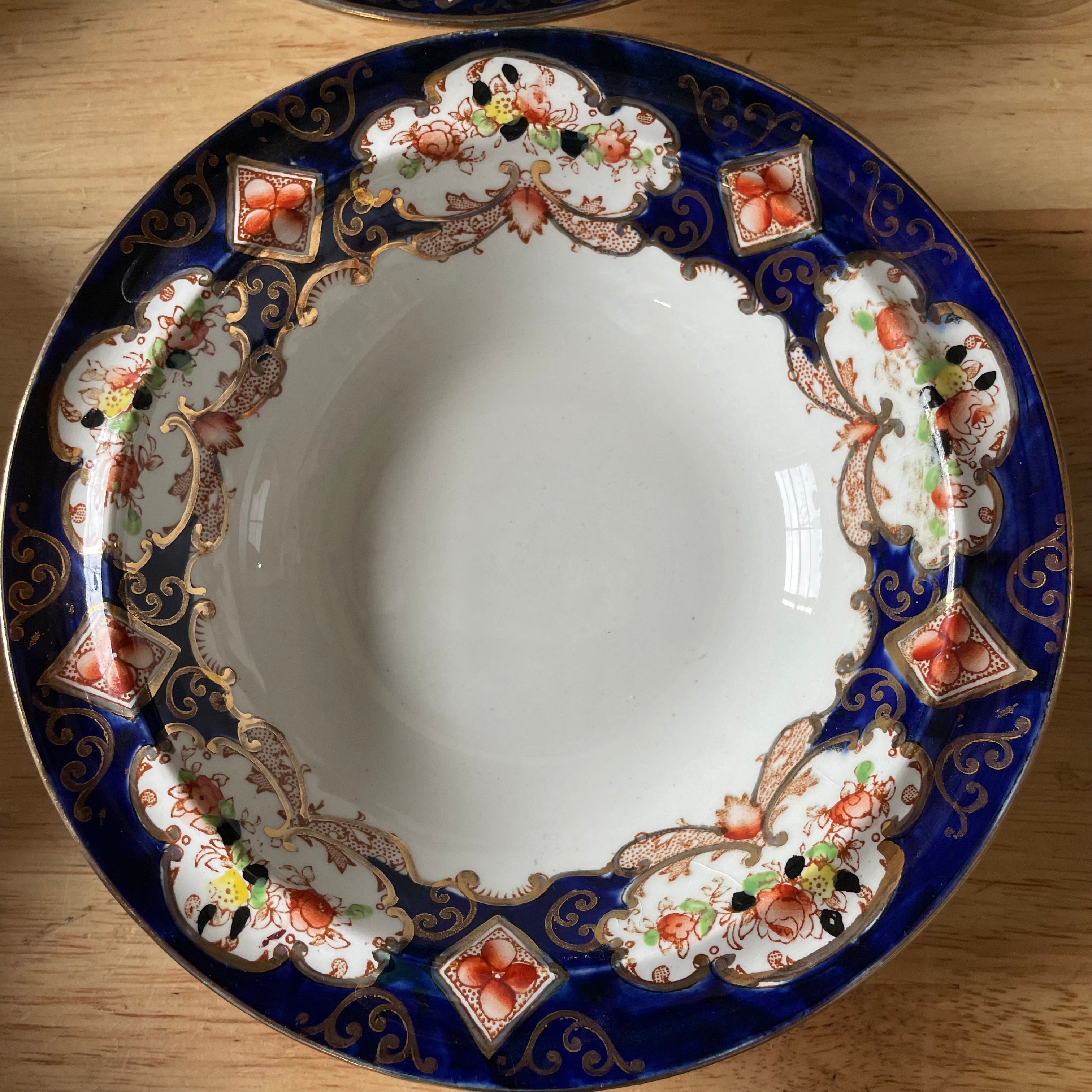 Set of 11 Pieces Antique "Ontario" Coronation Ware China 6.25" Bowls, Made in England