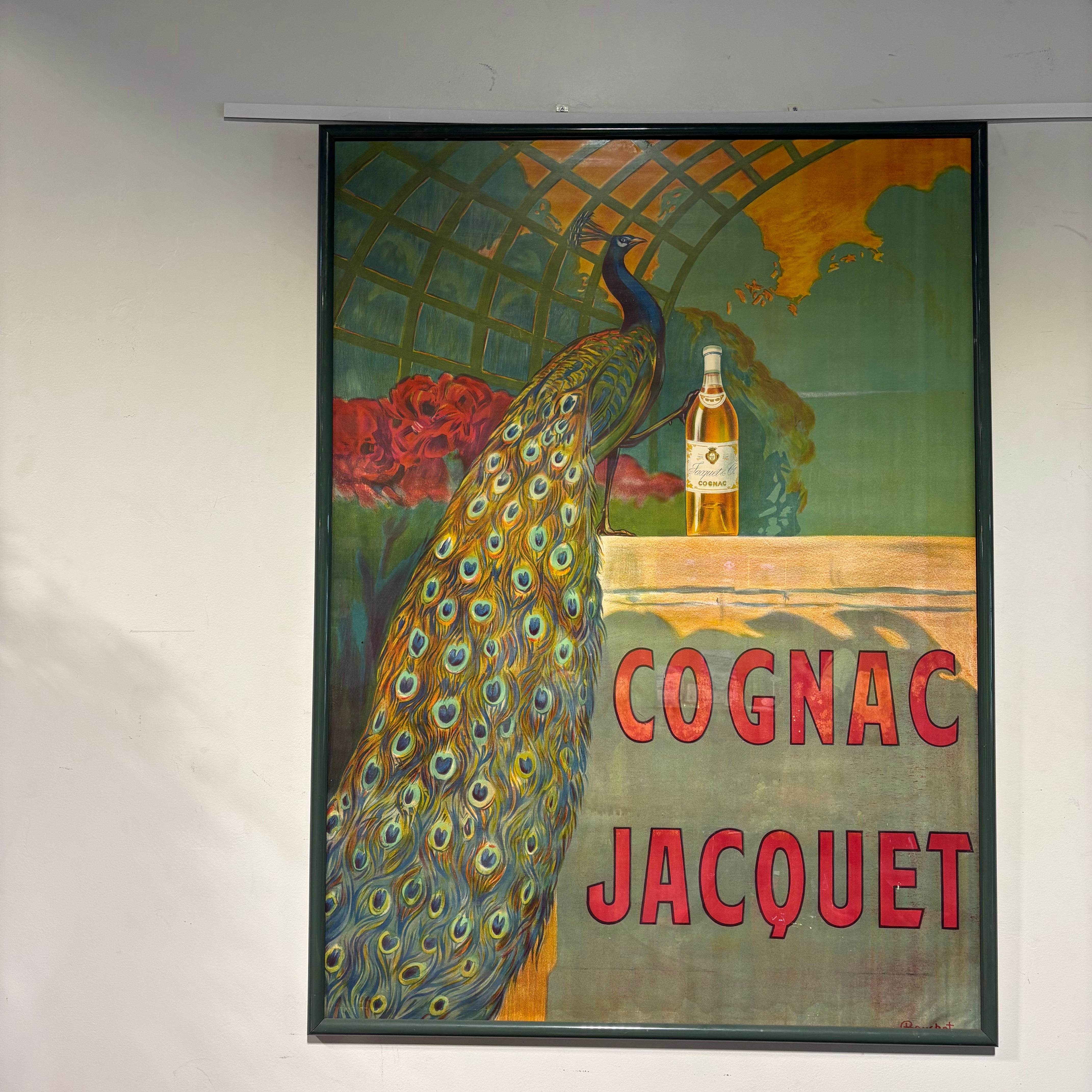Cognac Jacquet Peacock Wall Decor