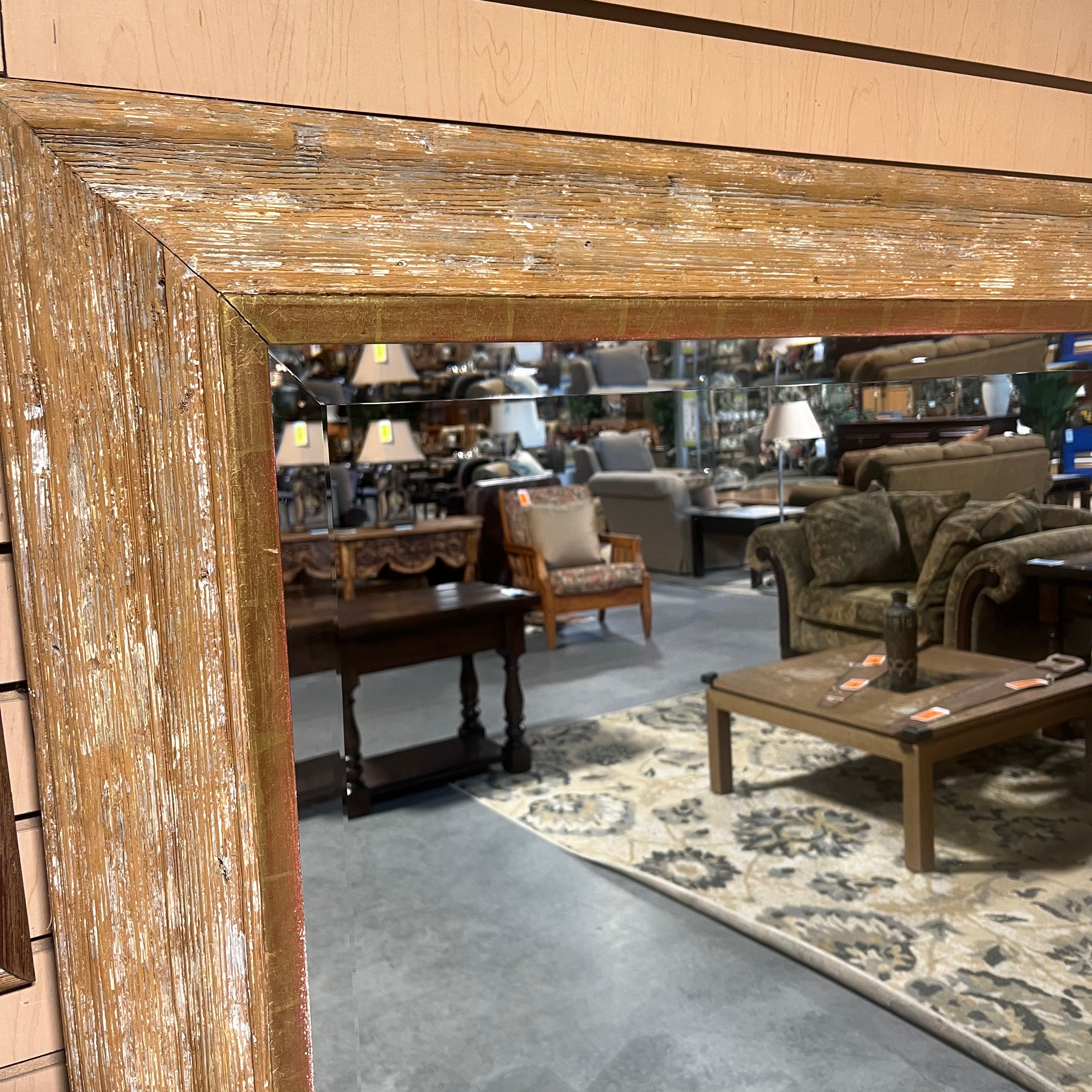 Wood Framed Beveled Mirror 48"x 60"