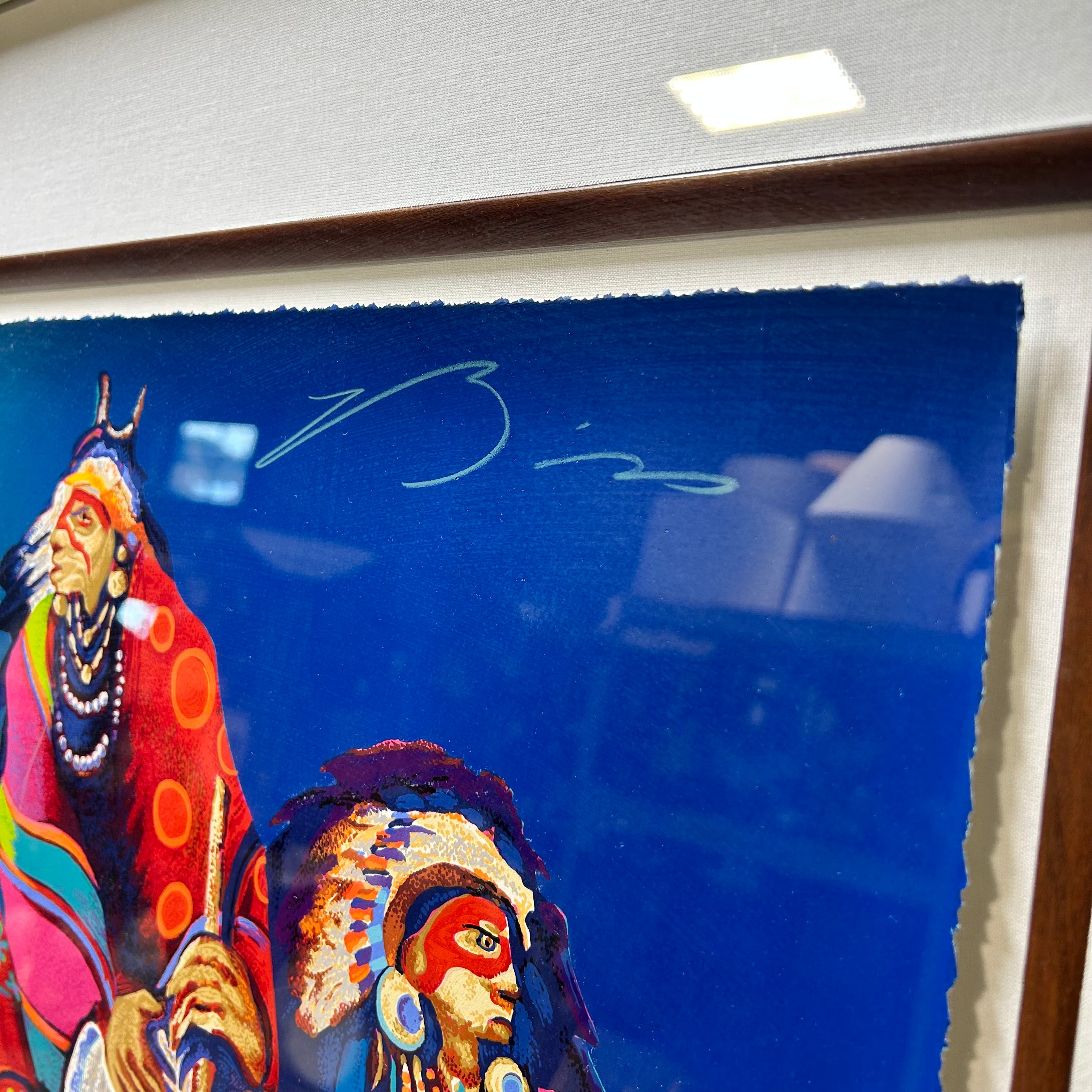 Earl Biss "Rhythm Of The Restless"Signed Serigraph 45"x 38"