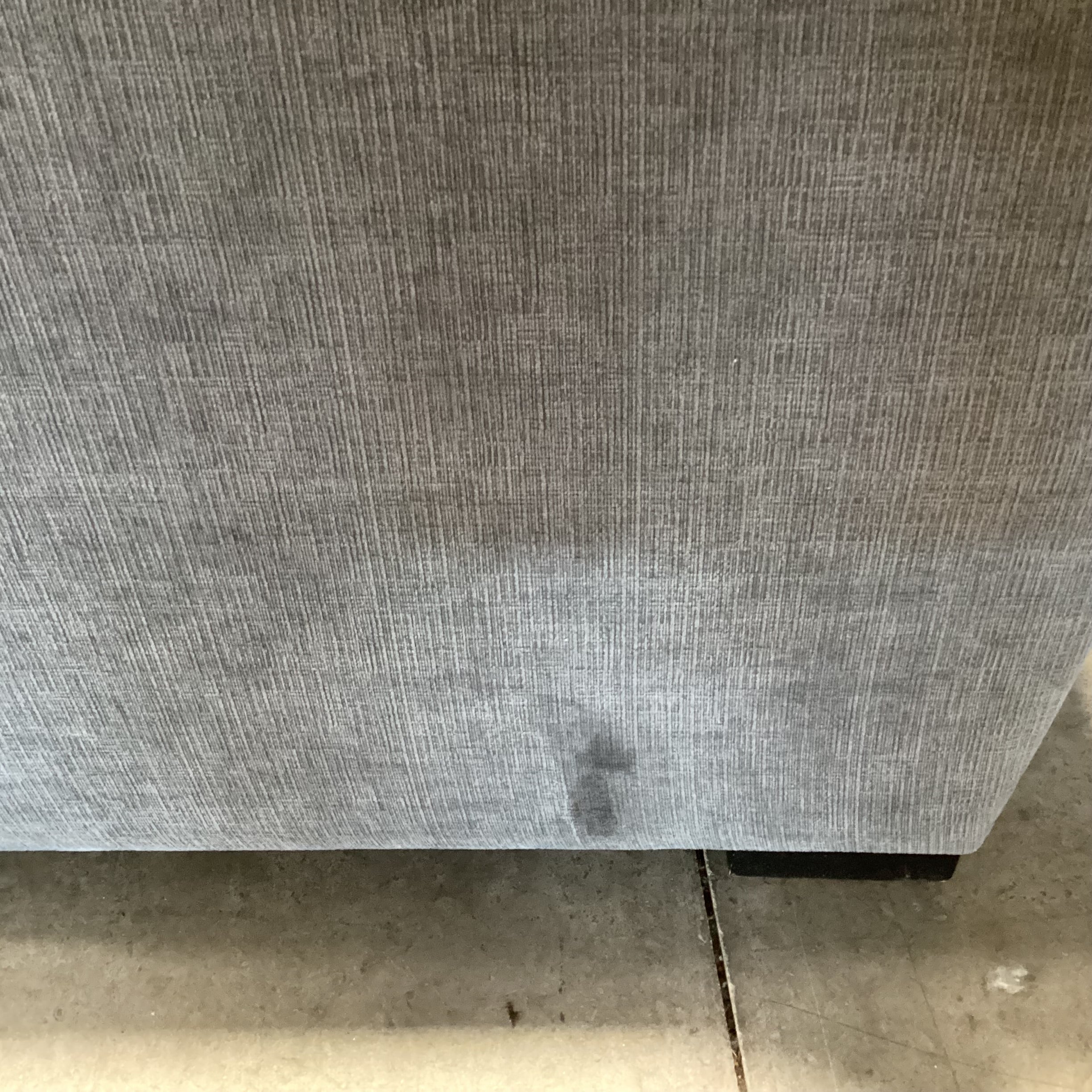 Room & Board Grey Woven Full Sleeper Sofa 75"x 39"x 31"