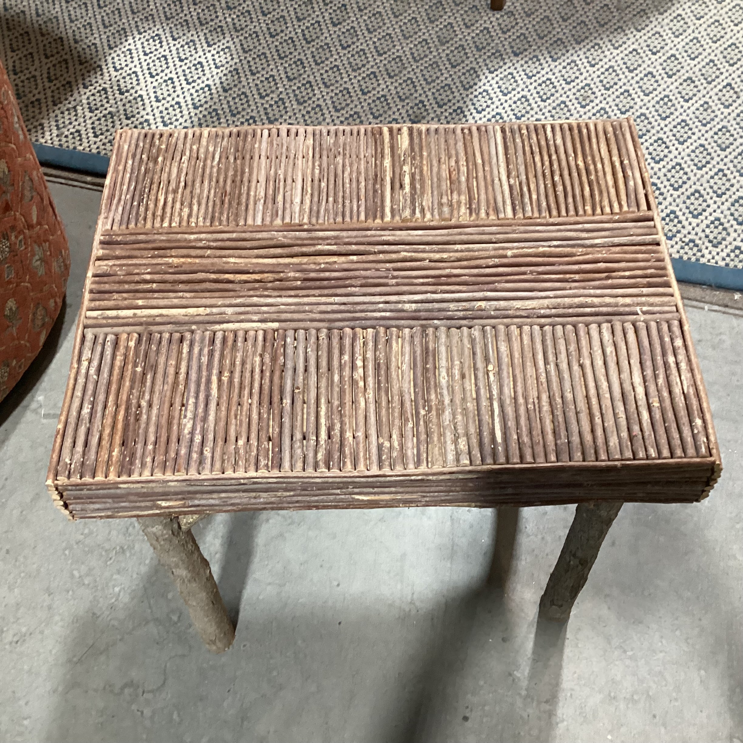 Log & Branch Rustic Accent Table 25"x 19"x 26"