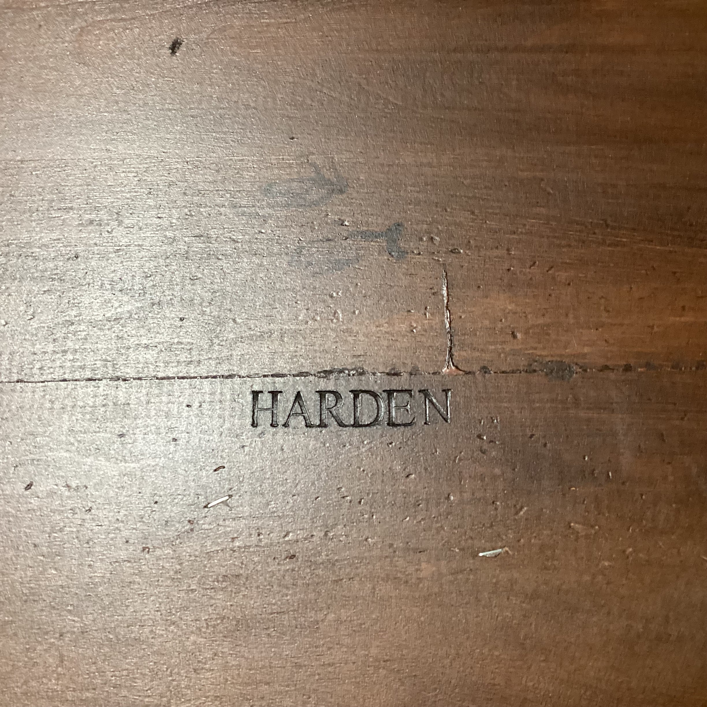 Harden Furniture Solid  Cherry Distressed Finish Arts & Crafts Style with Trestle Dining Table 88"x 40"x 30.5"
