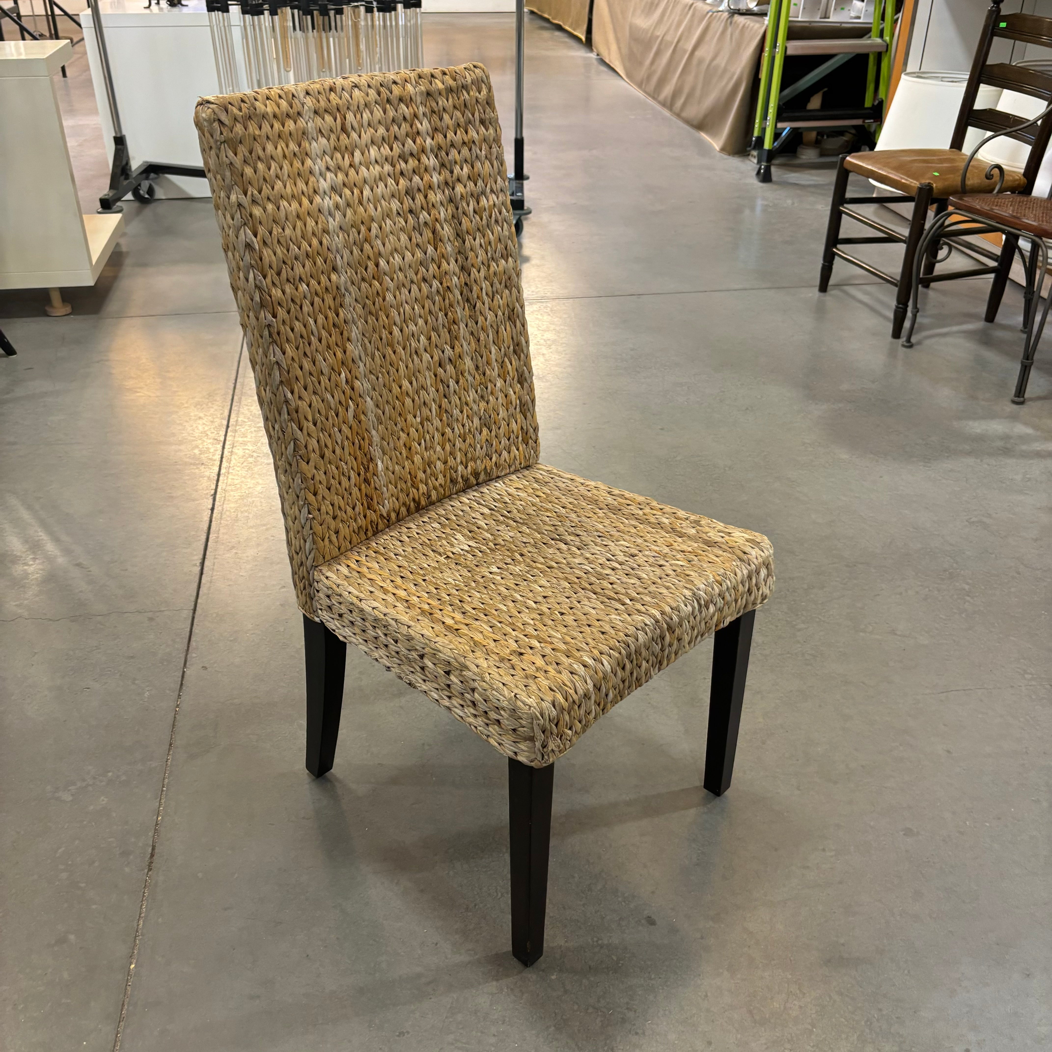 Pottery Barn Seagrass Highback Dining Chair 19"x 22"x 40"