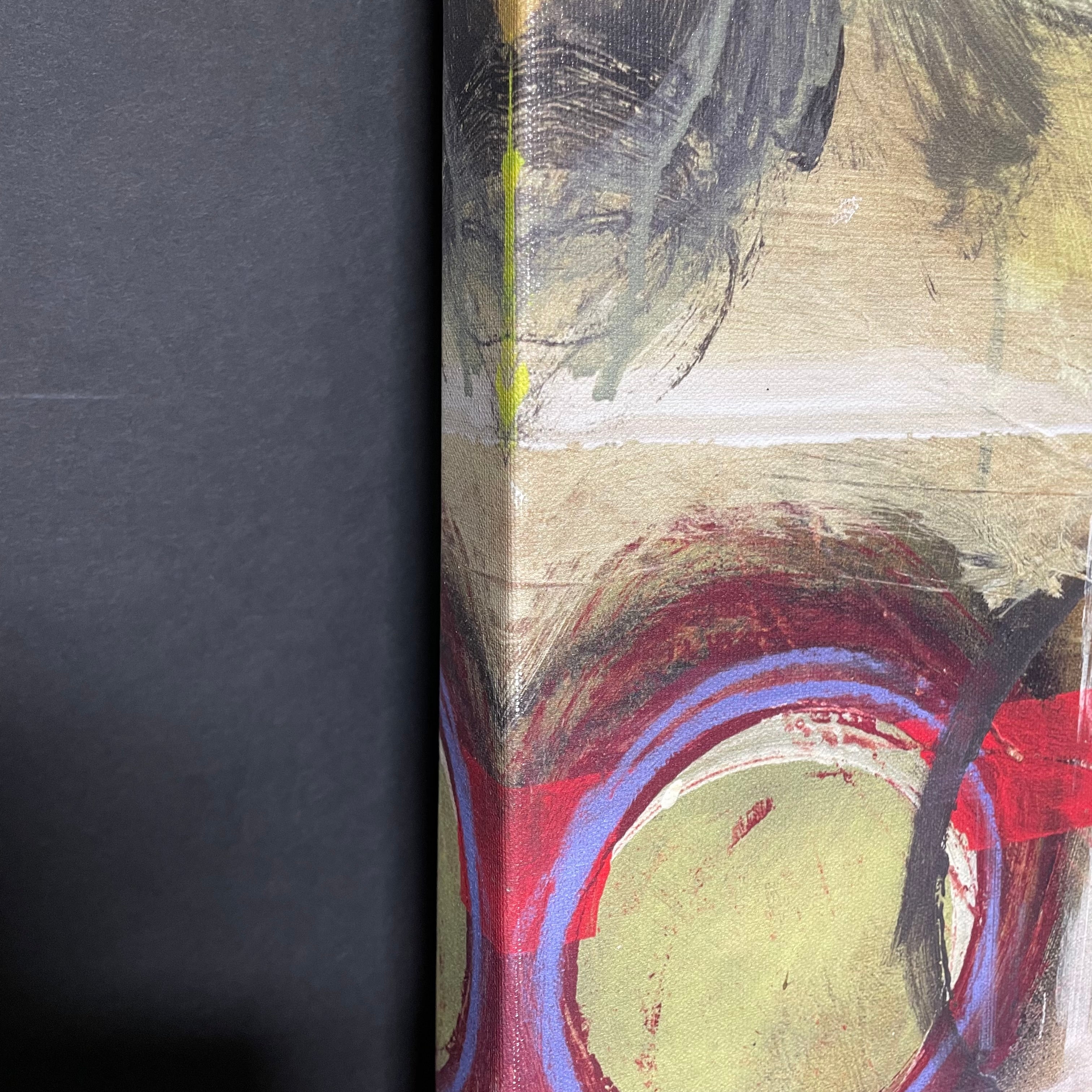 Benjamin Deal Signed Limited Edition "Red I" Canvas Print 24" x 48"