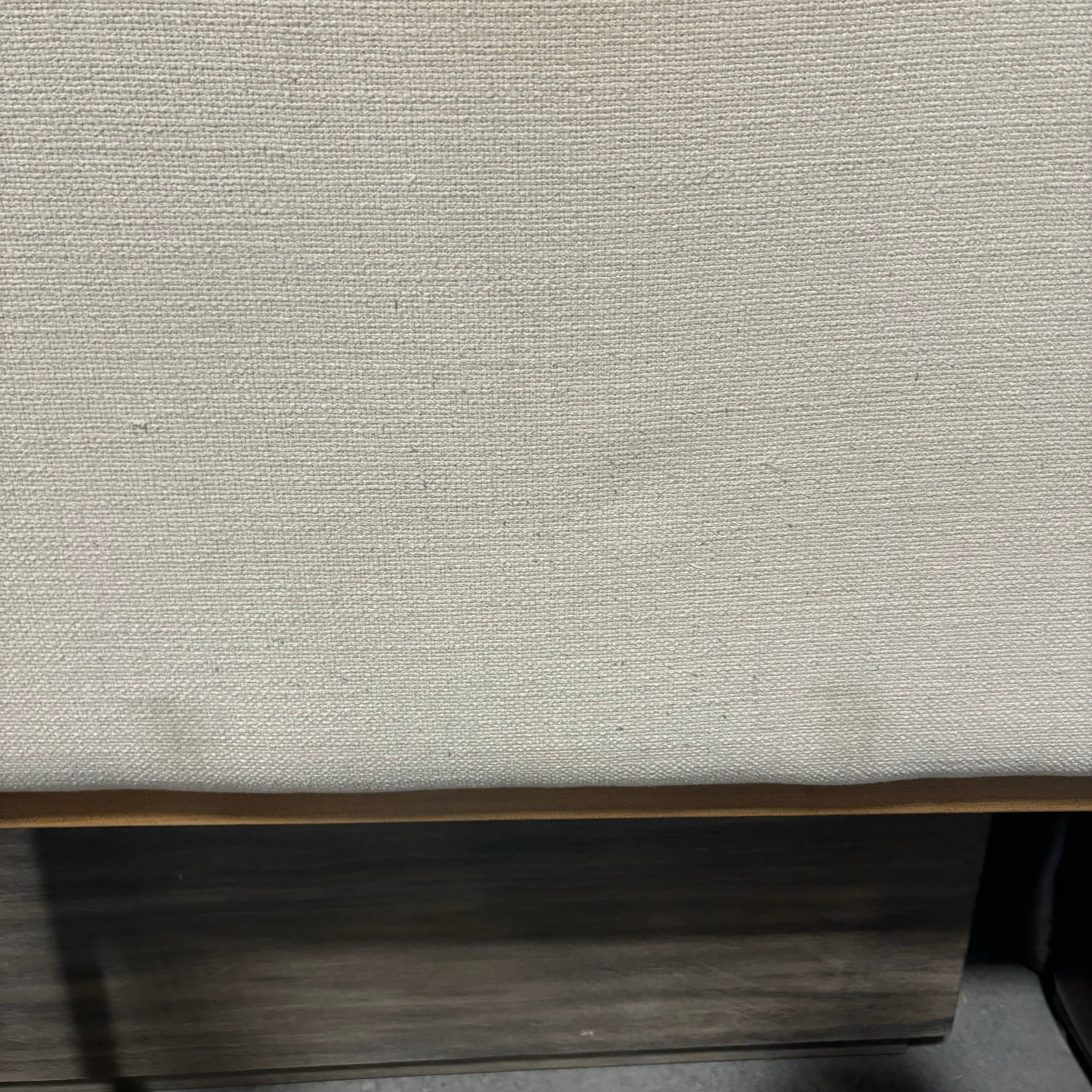 KING Calvados Natural Oak Finished Steel Bed Set 80"x 84"x 61"