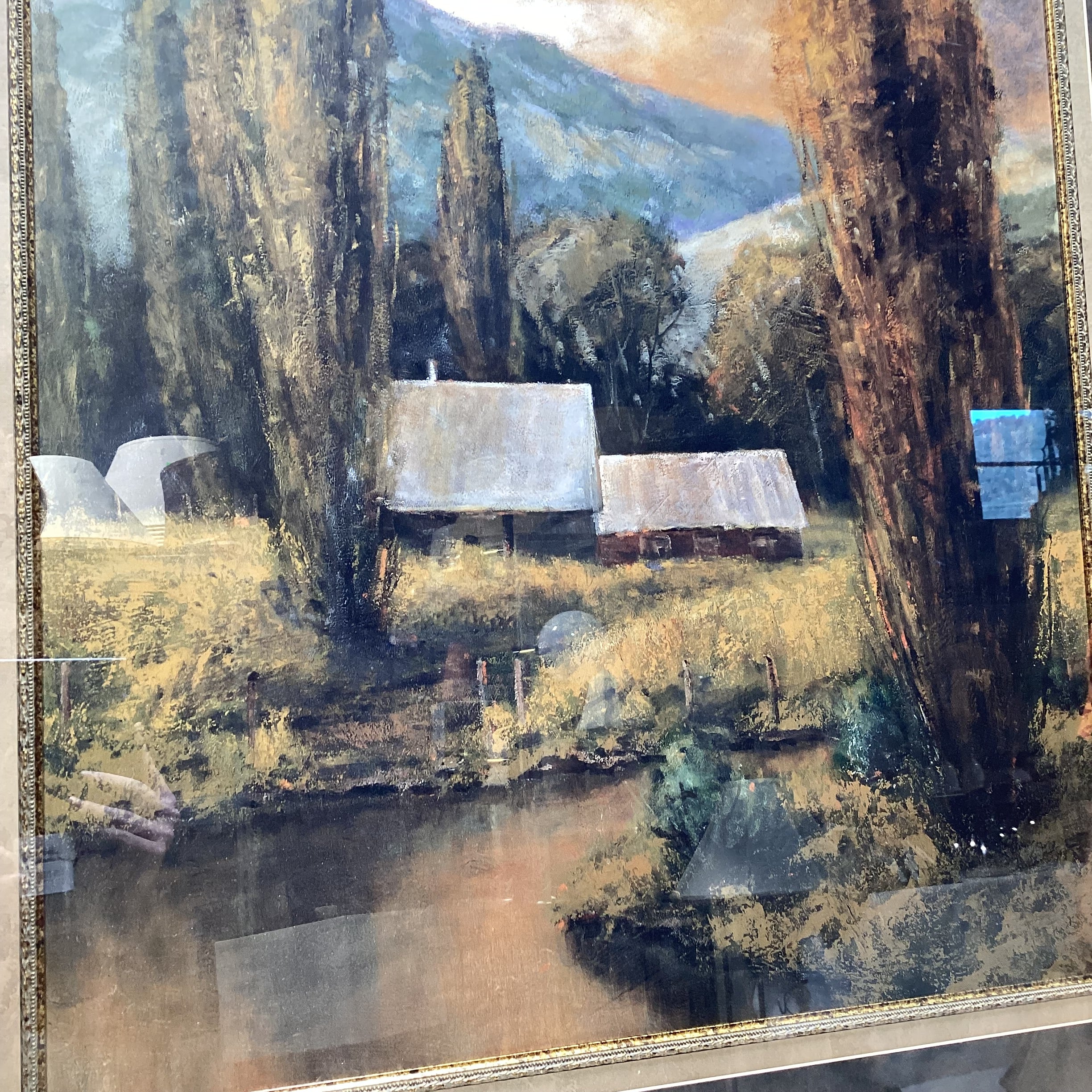 Peaceful Retreat Framed Painting Print 40" x 48"