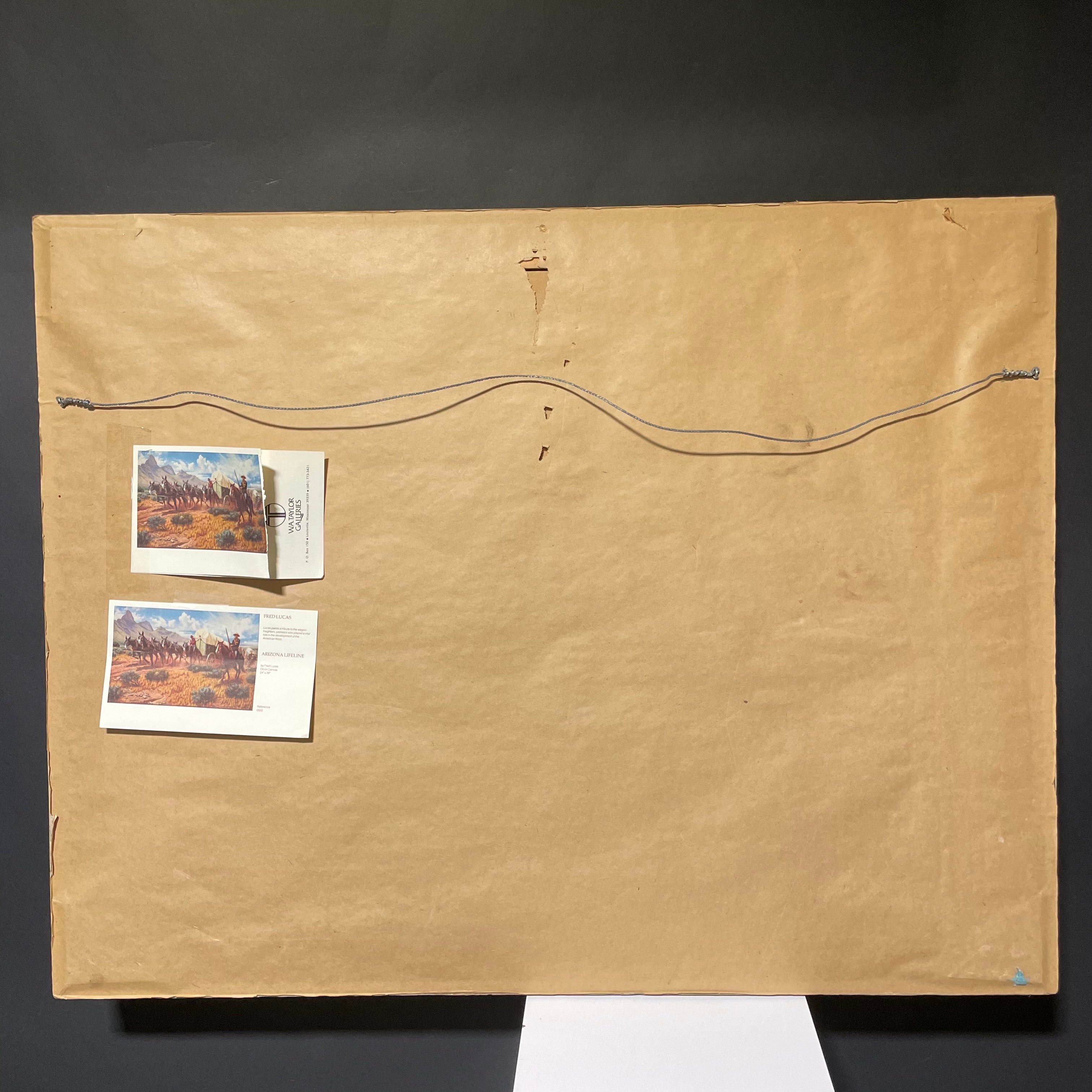 Fred Lucas "Arizona Lifeline" Print In Wooden Frame 43 1/2" x 34"