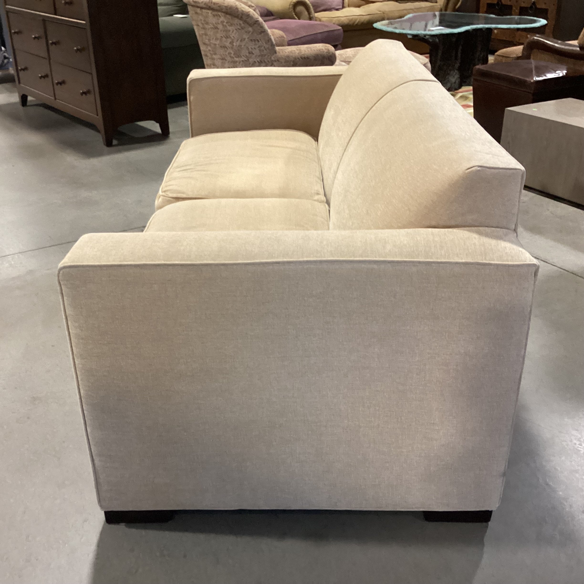 Room & Board Wheat Woven Sofa 81"x 36"x 32"