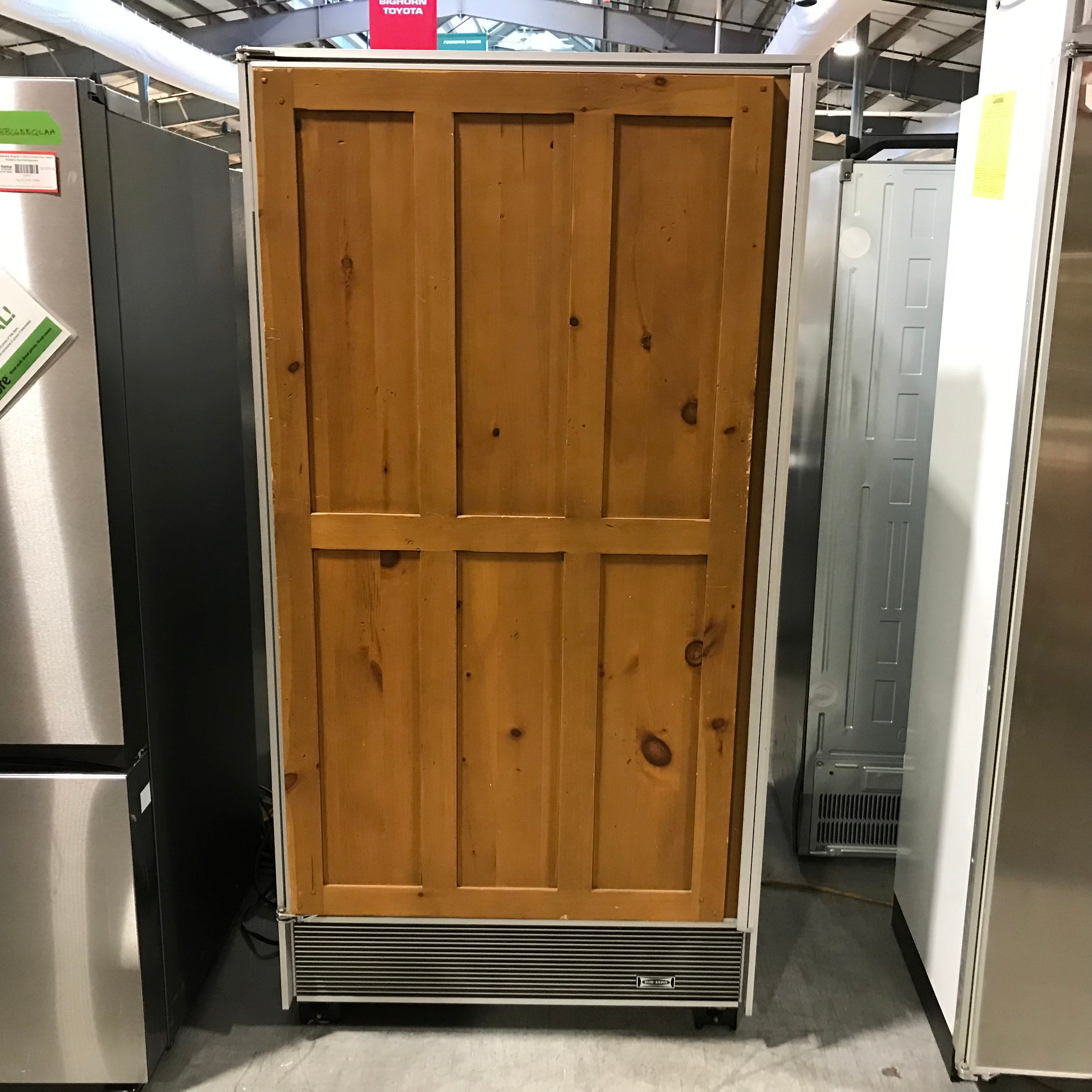 Sub-Zero Wood Paneled Door No Freezer Refrigerator 36"x 27"x 73" (1996)