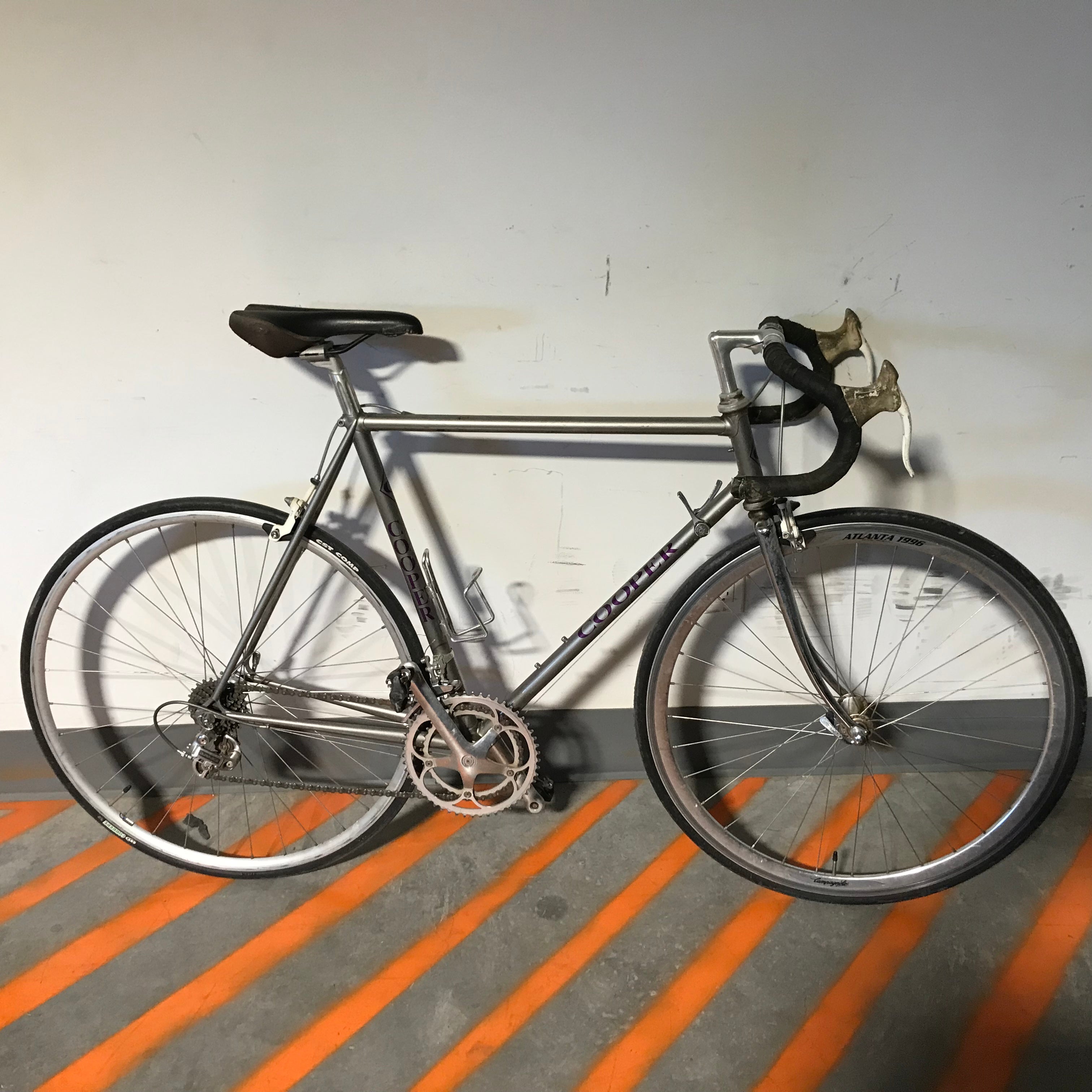Cooper Classic Silver Steel 12 Speed Dura-Ace 22" Road Bike