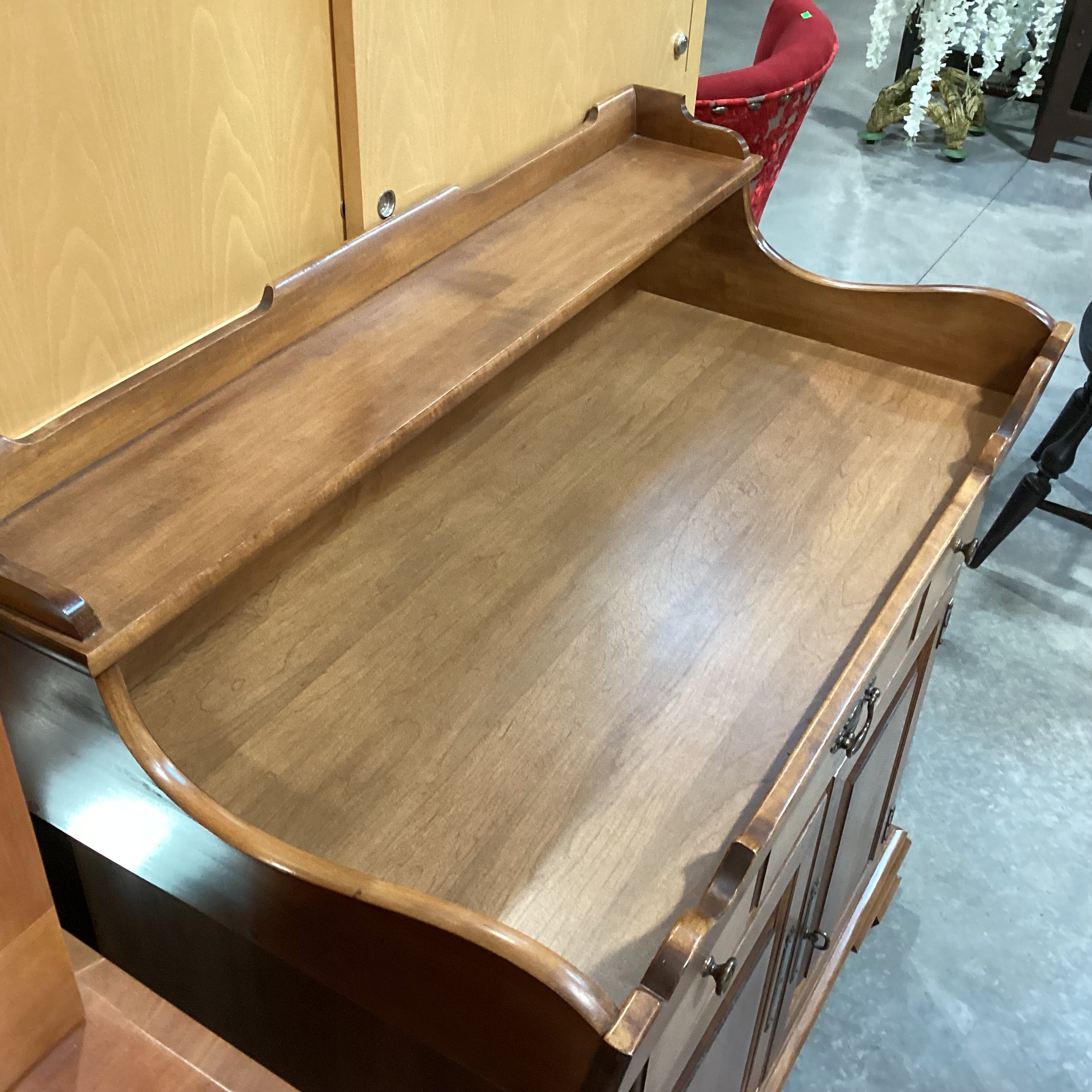 Vintage Young Republic Hard Rock Maple 1 Drawer 2 Door Buffet 37"x 20"x 39"