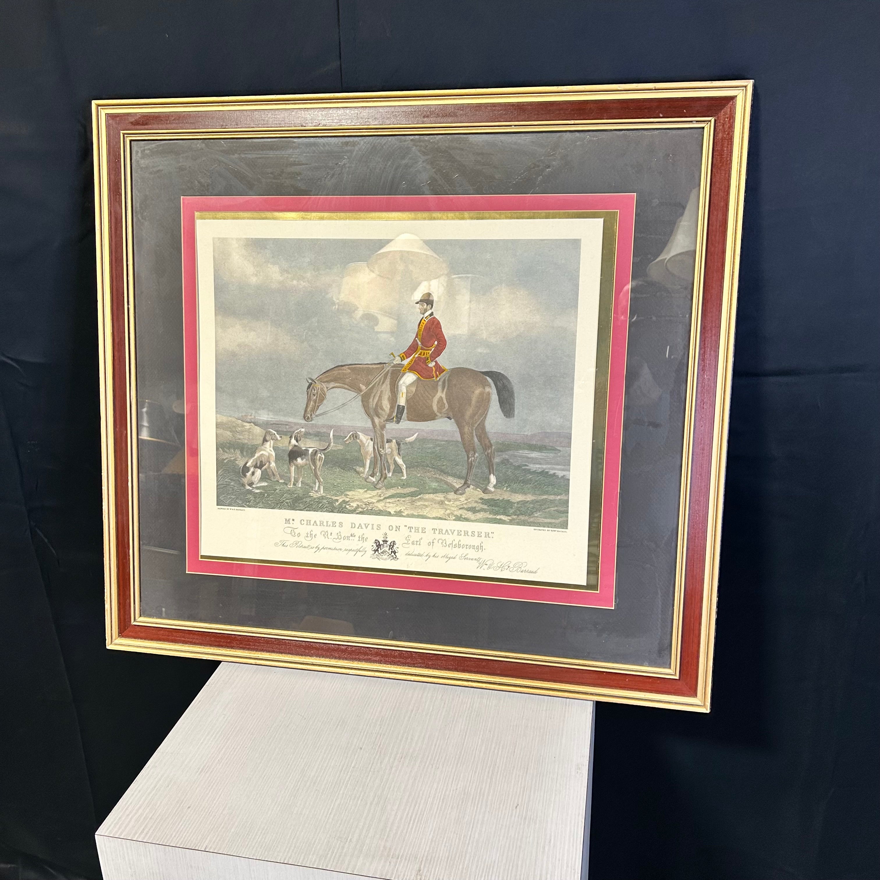 Edward Haker " Mr Charles Davis On The Traverser"32"x 29"