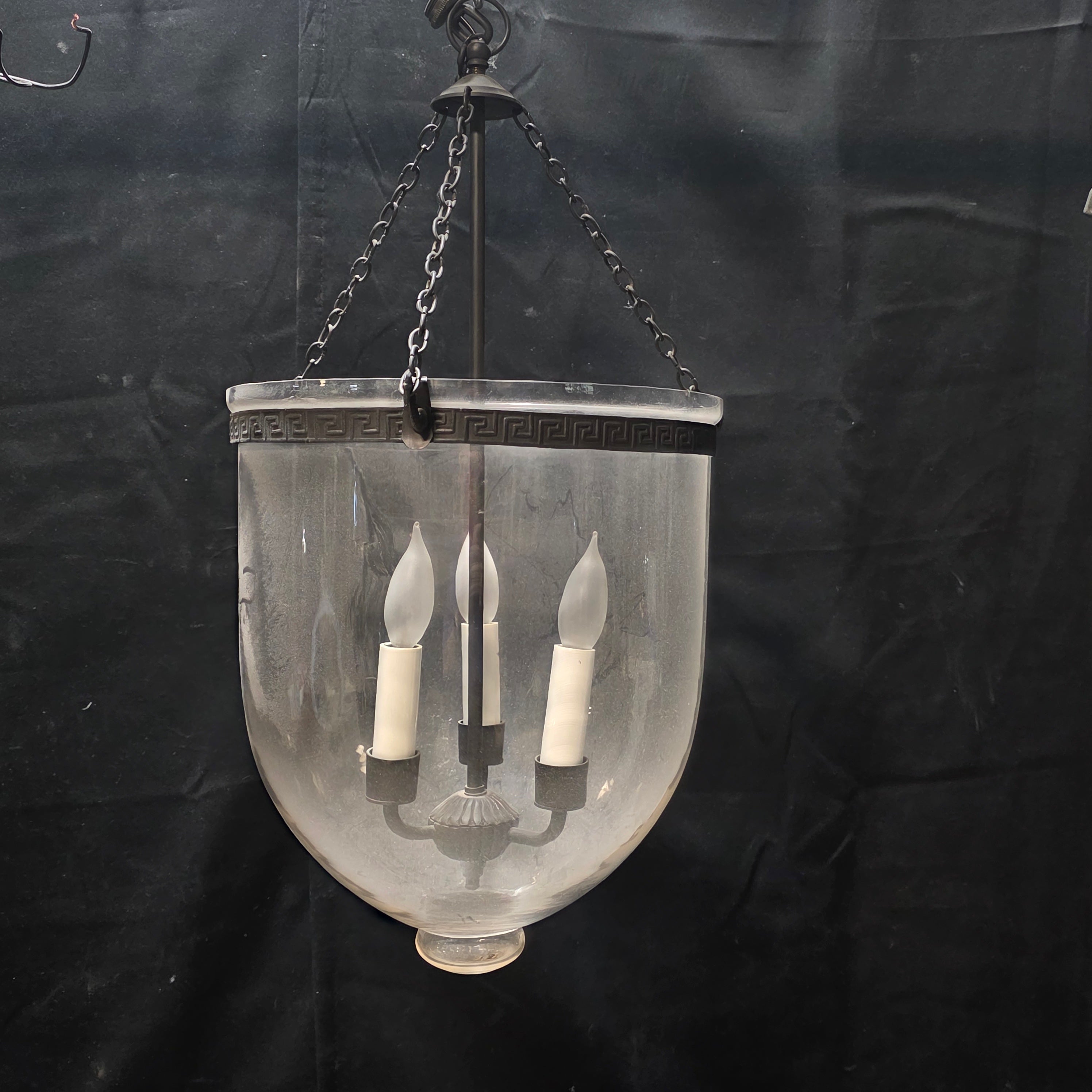 Golva Pendant Greek Style Pattern Pendant Light 12"Dx24"